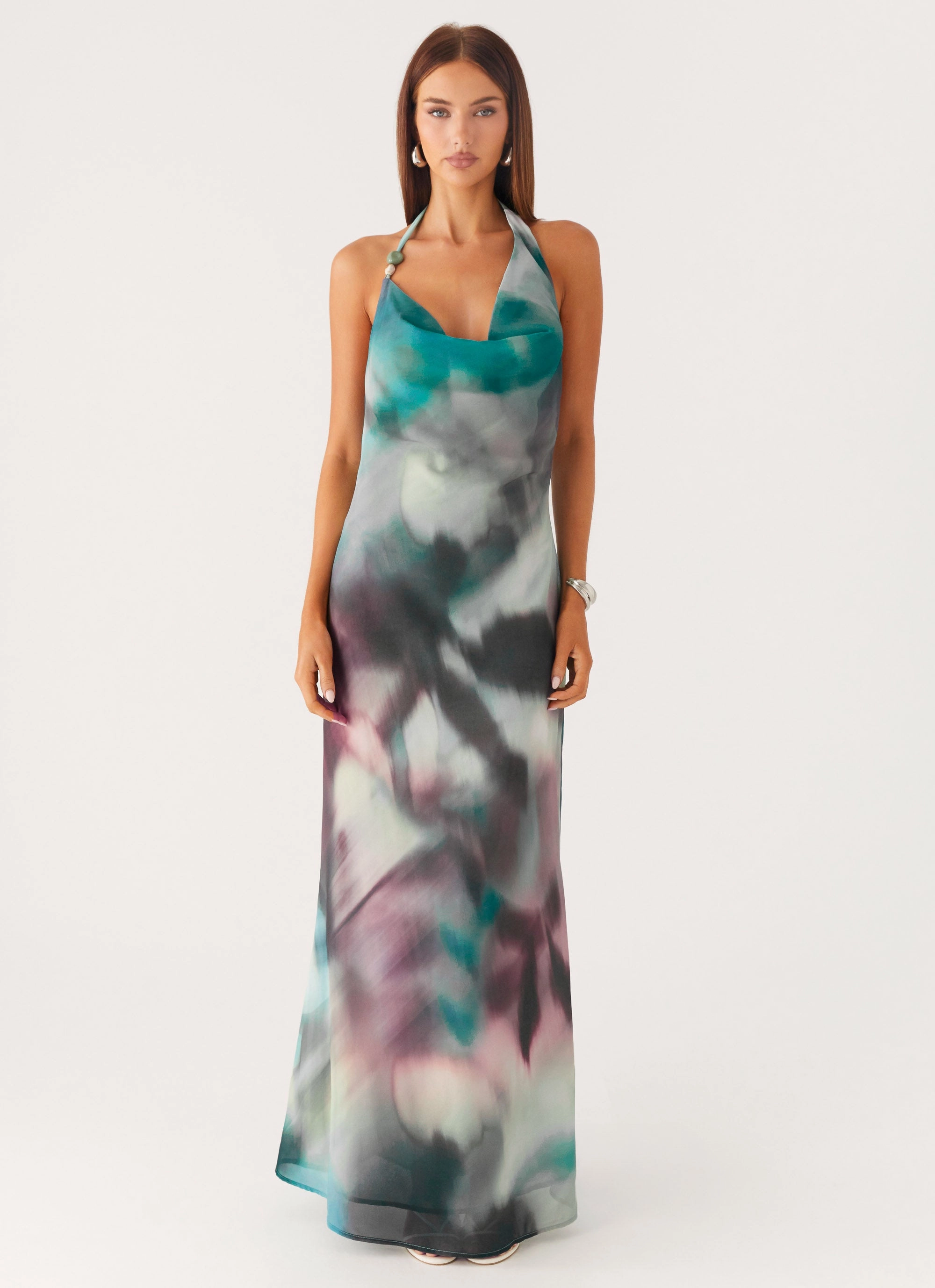 Luxe Fit Lost At Sea Maxi Dress - Sea Splash