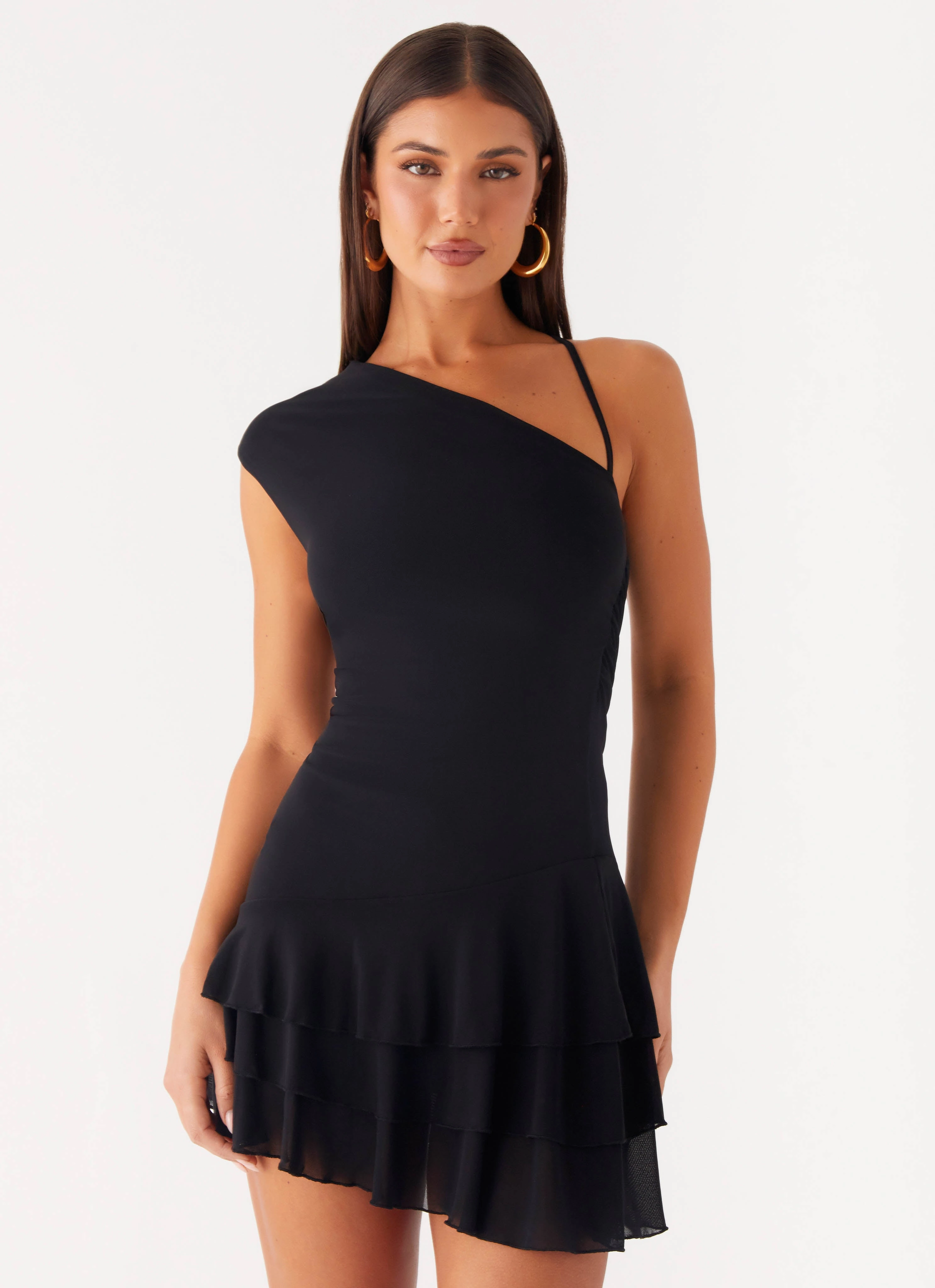 Moonrise Mini Dress - Black Motion Light