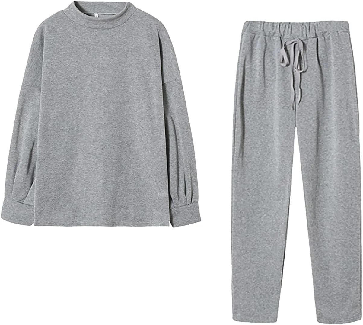 Pajama Sets for Women Women' Short Sleeved Summer Cardigan Top Female Loose Middle Elderly Suit Shirt Cotton and