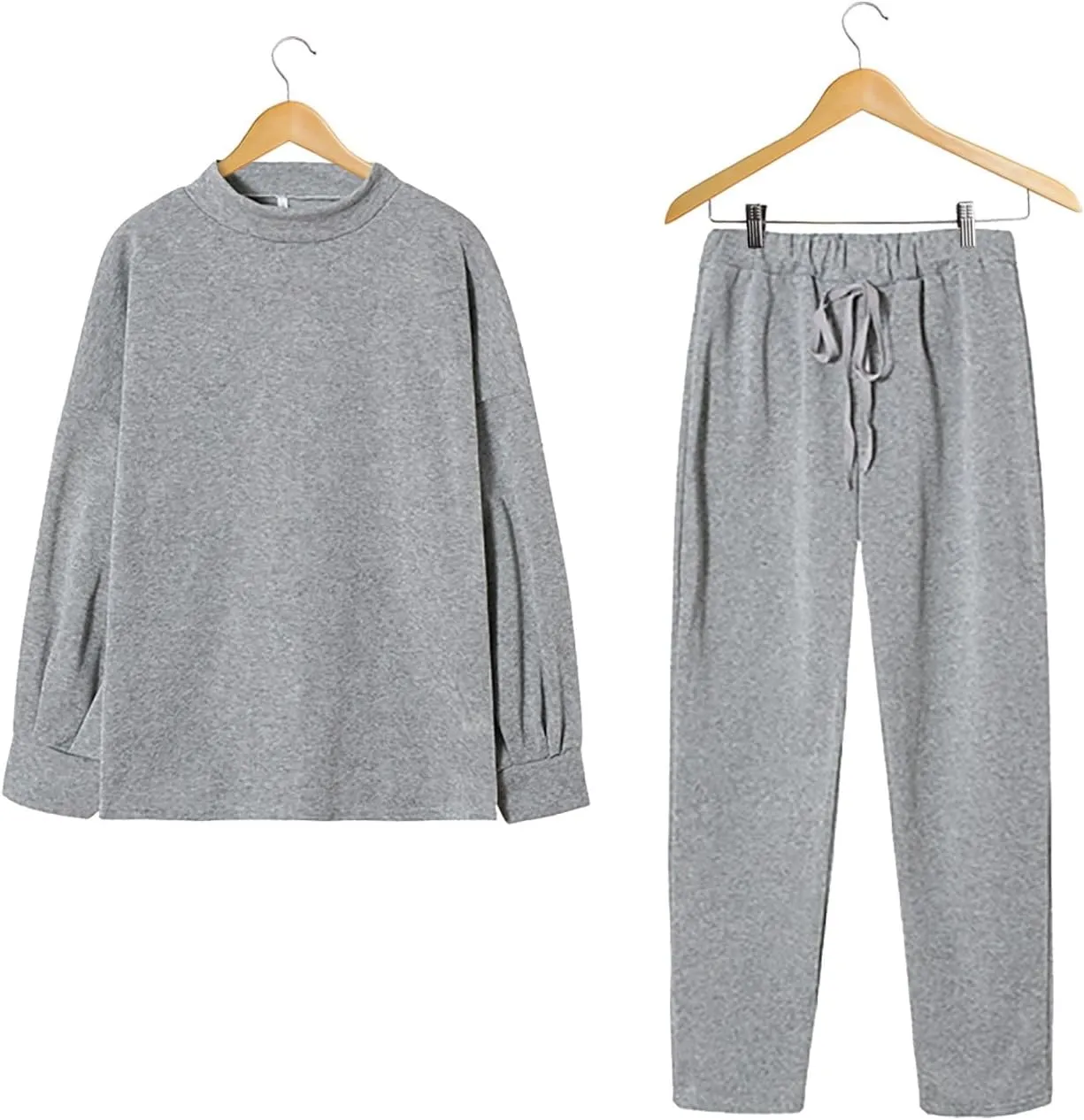 Pajama Sets for Women Women' Short Sleeved Summer Cardigan Top Female Loose Middle Elderly Suit Shirt Cotton and