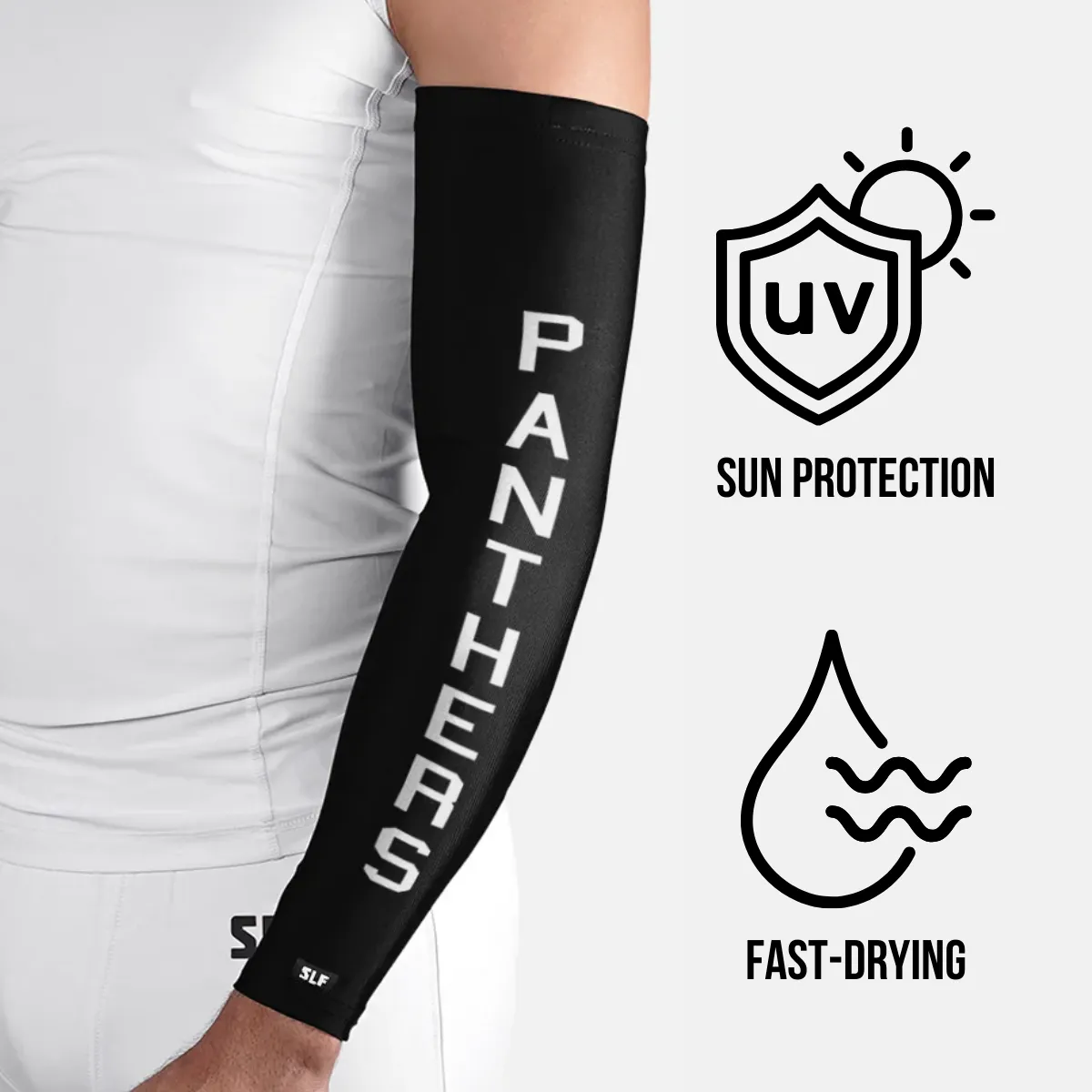 Panthers UV Arm Sleeves (pair)