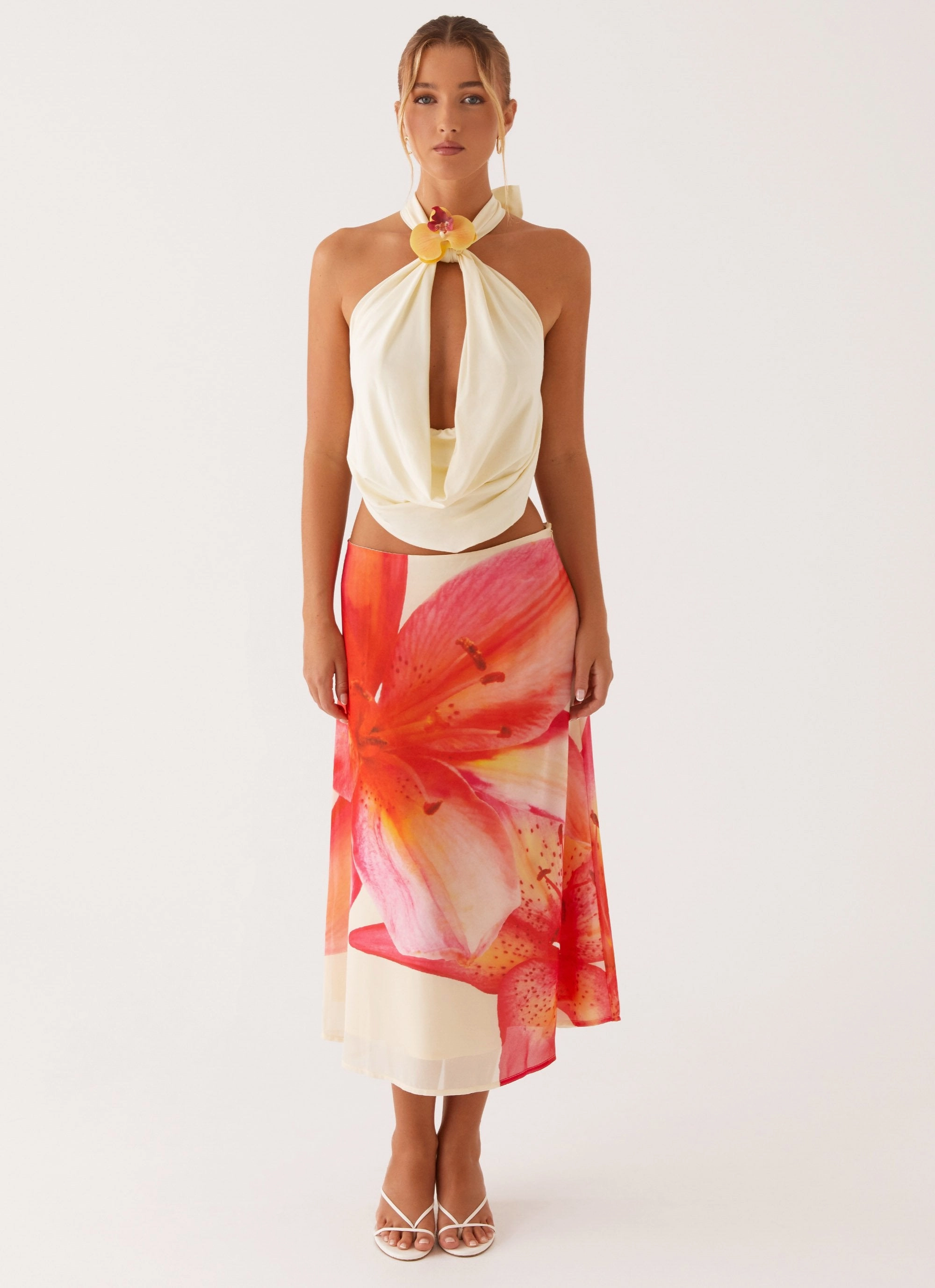 Raw Edge Finish Eco Friendly Material Paradisa Top - Yellow