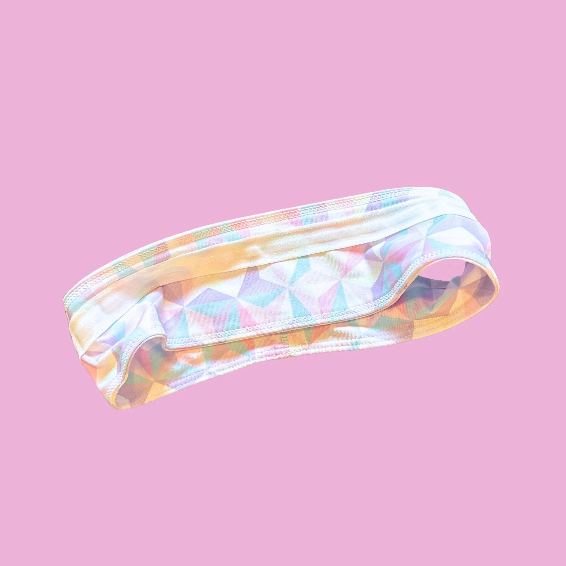 Pastel Geodesic Athletic headband