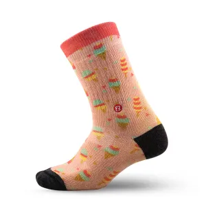 PATTERN TRAVEL HD Merino Wool Crew Socks Winter