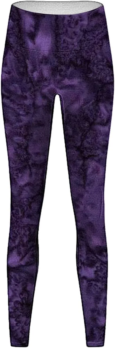 Patterned Leggings for Women Pack Cute Leggings Plus Size Capri Camo Workout Leggings