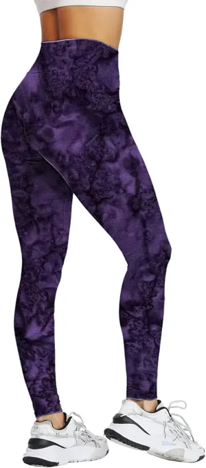 Patterned Leggings for Women Pack Cute Leggings Plus Size Capri Camo Workout Leggings