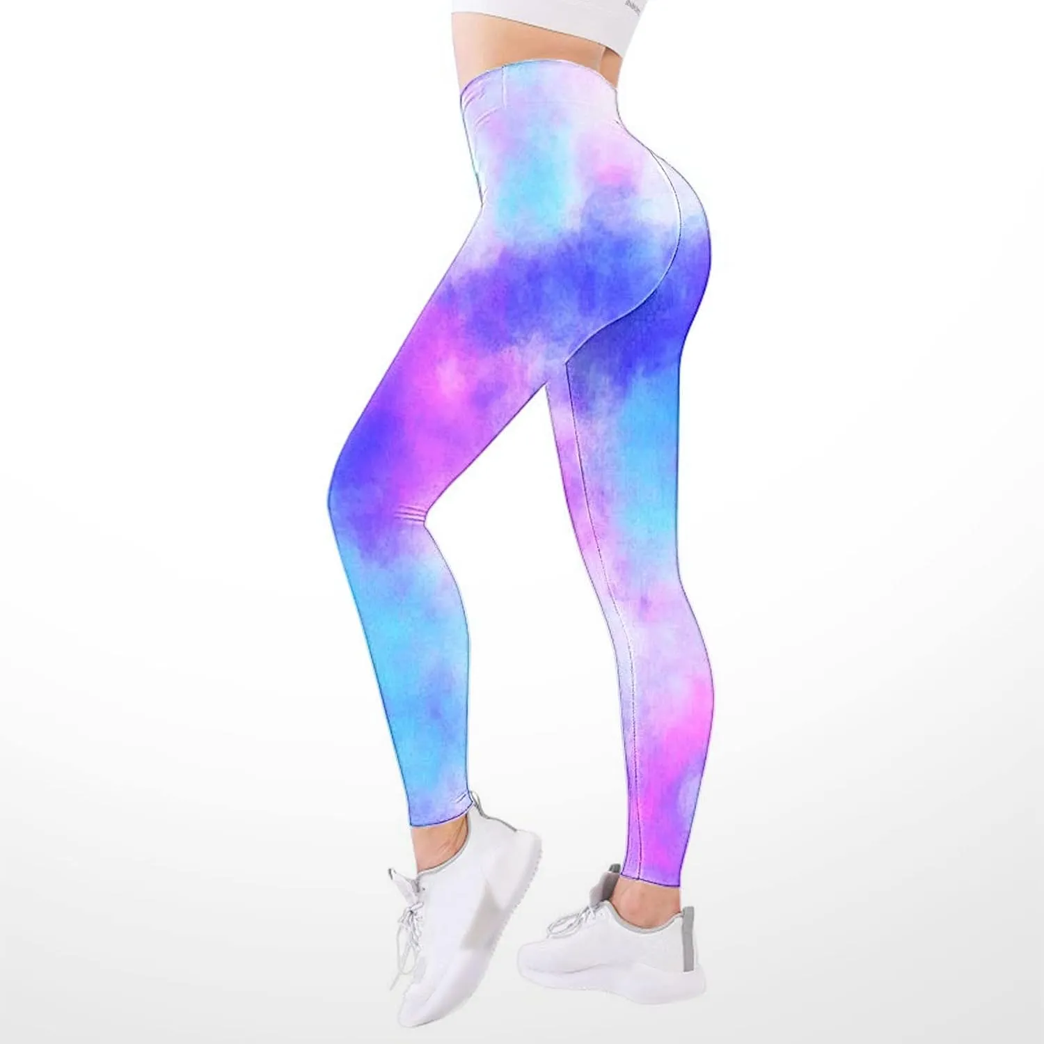 Patterned Leggings for Women Pack Cute Leggings Plus Size Capri Camo Workout Leggings