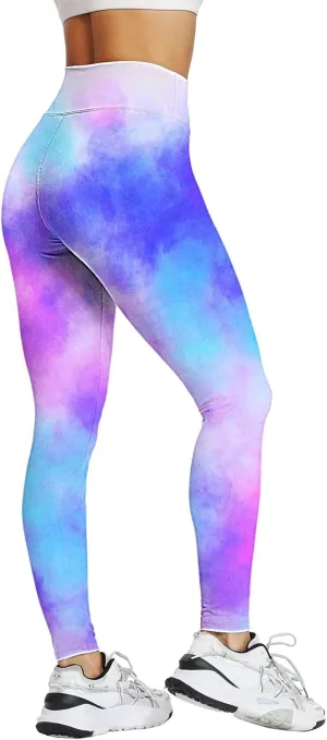 Patterned Leggings for Women Pack Cute Leggings Plus Size Capri Camo Workout Leggings