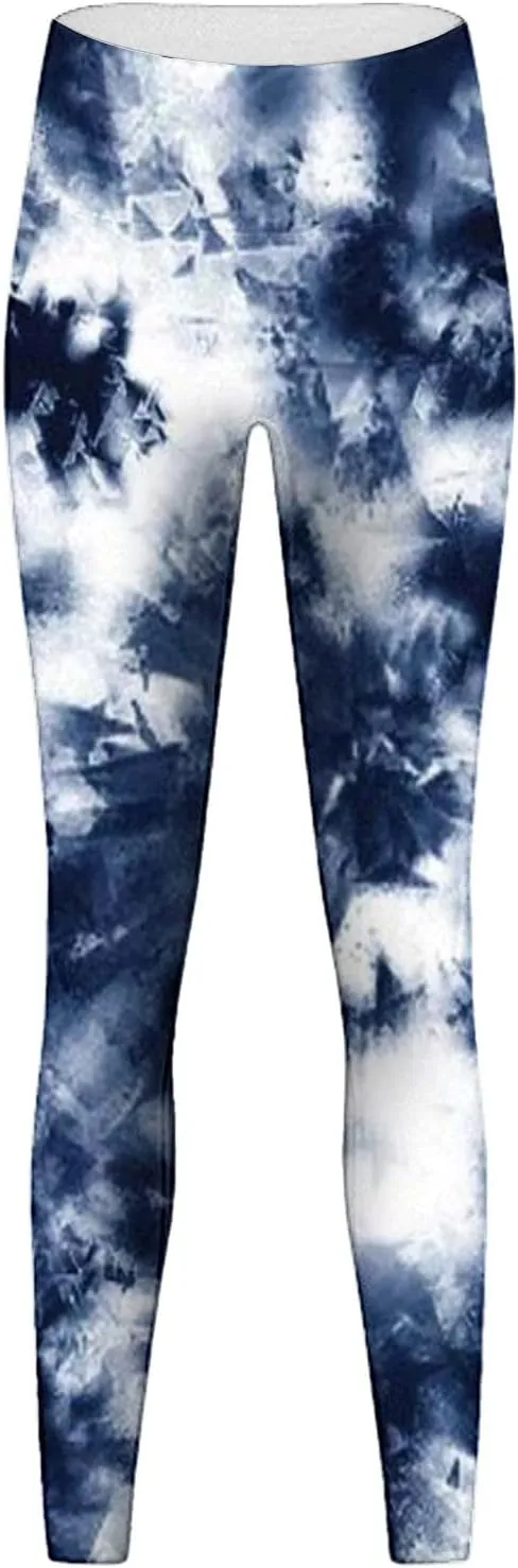 Patterned Leggings for Women Pack Cute Leggings Plus Size Capri Camo Workout Leggings