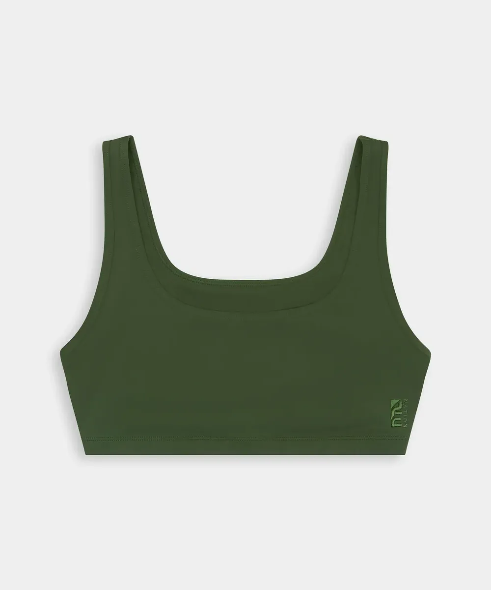 P.E Nation Amplify Sports Bra (Rifle Green)