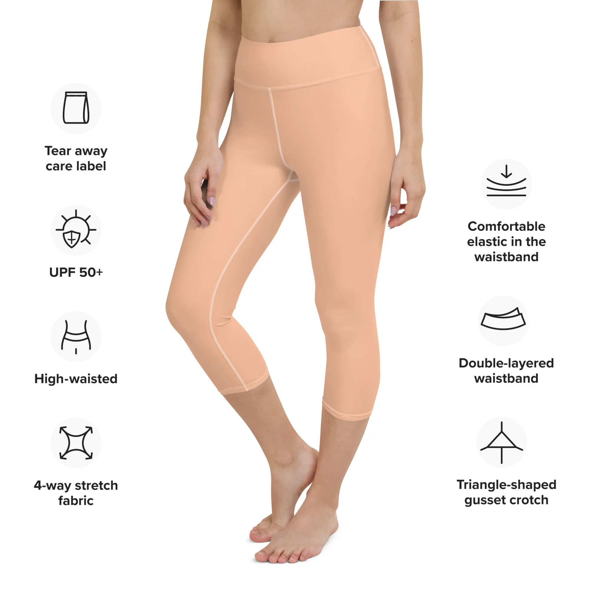 Peach Fuzz Yoga Capris