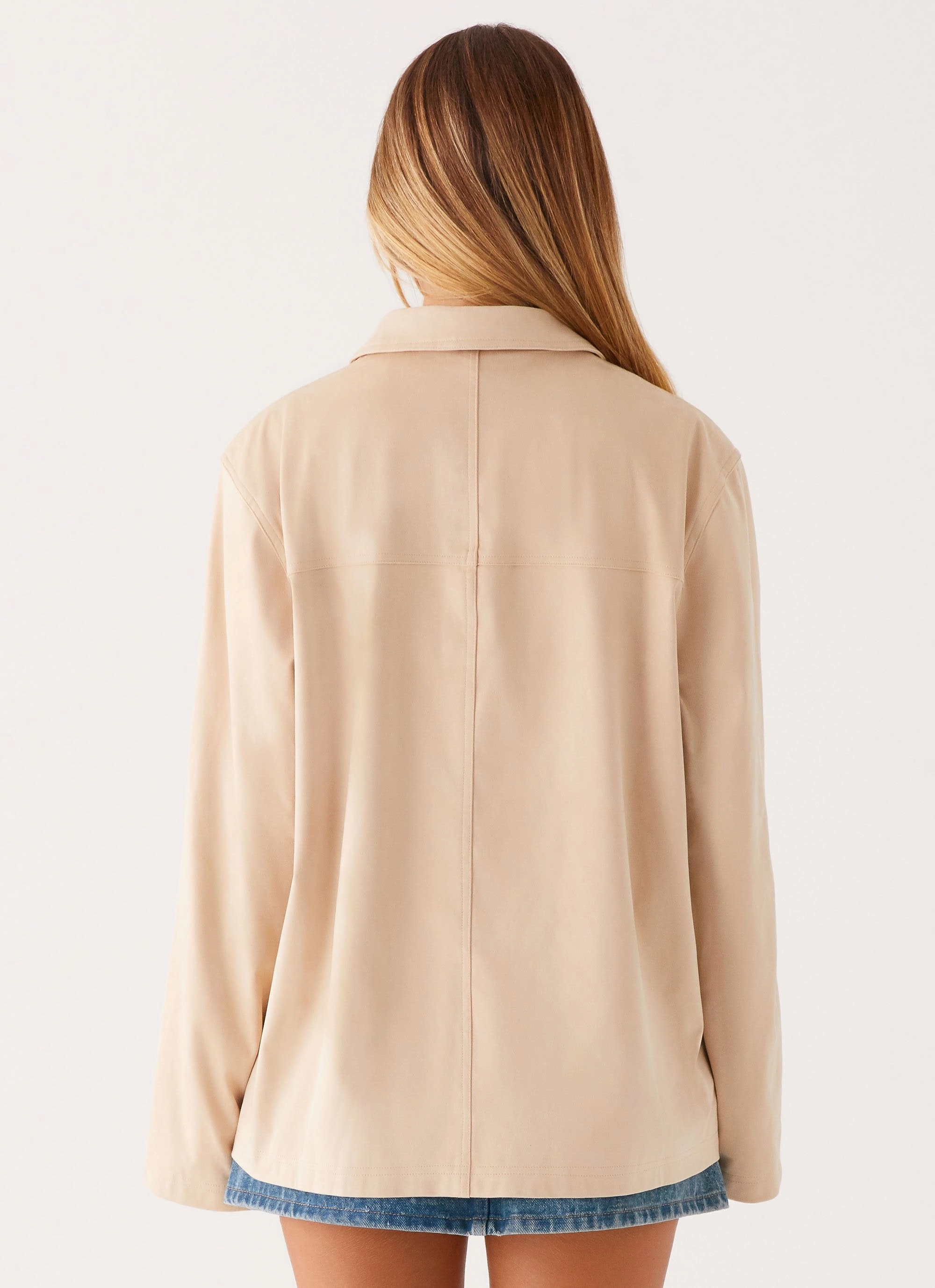 Modular Attachment System SeamlessShoulderPanels Farley Jacket - Tan