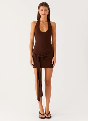 Vedetta Mini Dress - Chocolate City-Style