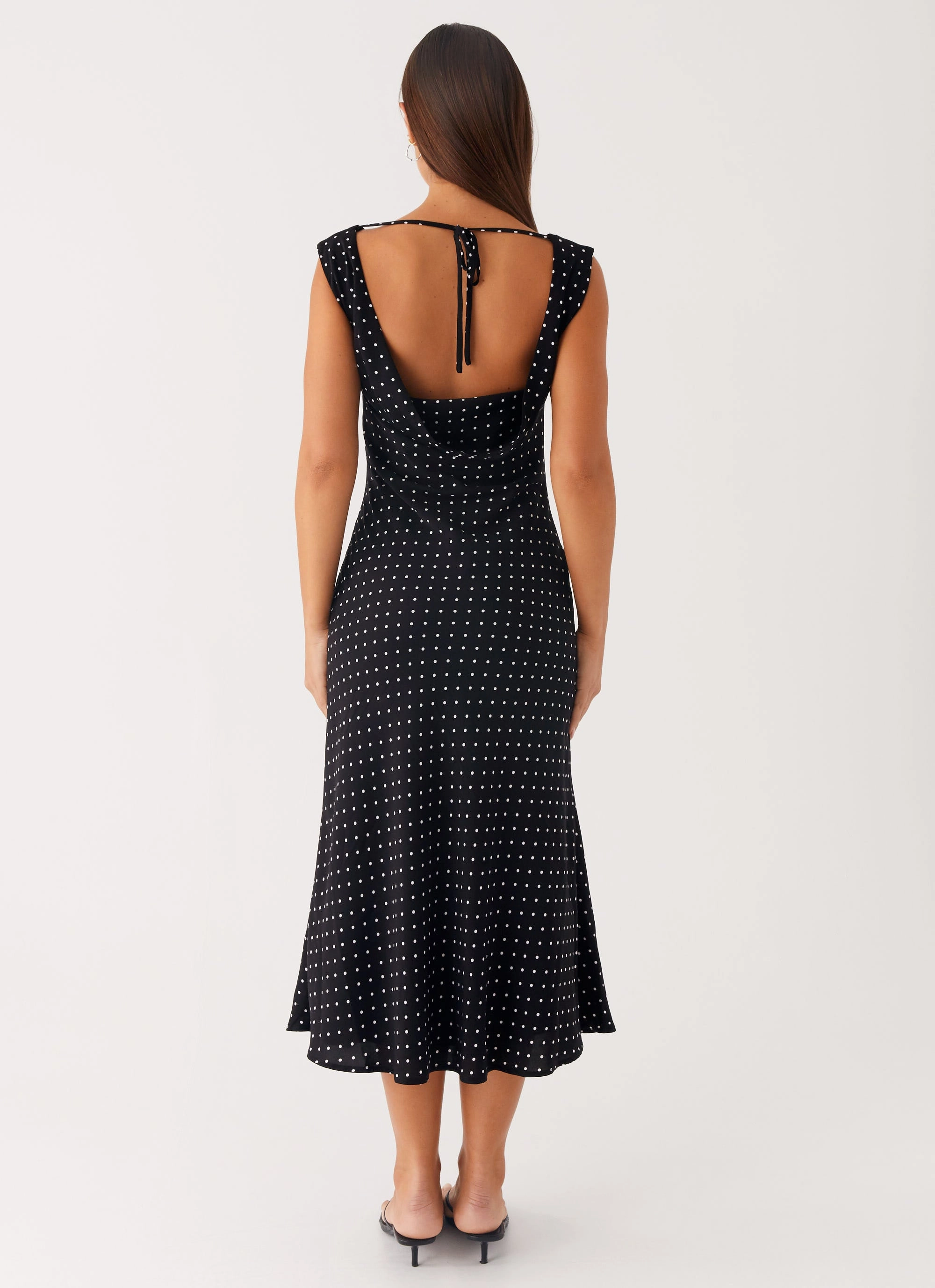 Flexible Layers Role Model Maxi Dress - Black Polka Dot