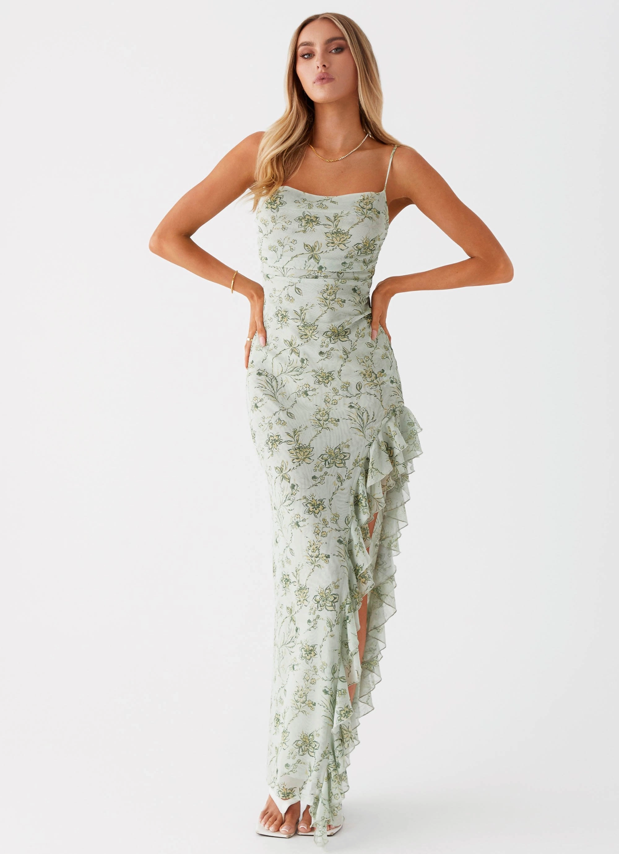 Princessa Maxi Dress - Sage Floral Shared Moment Soft Wear