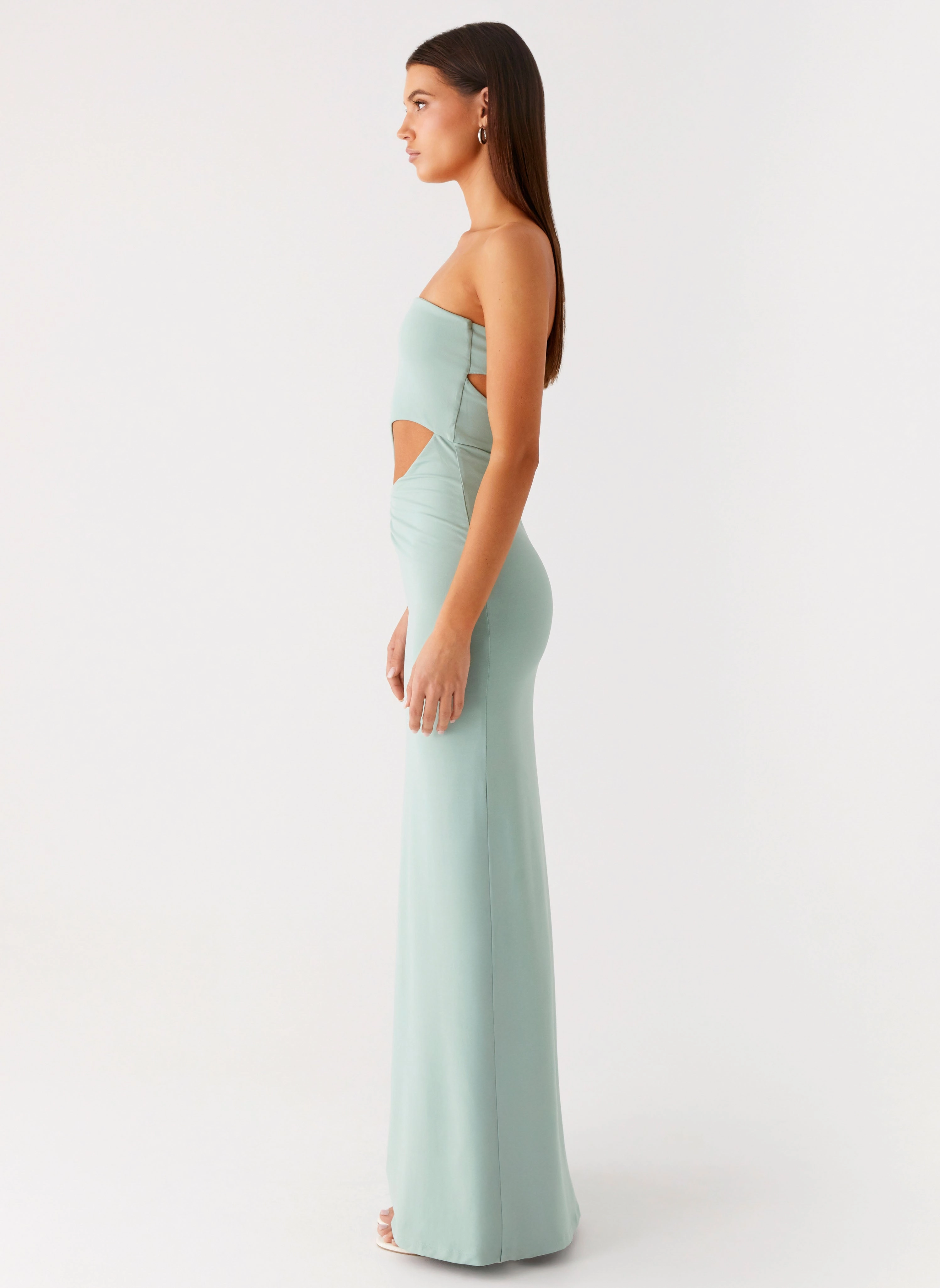 Laurella Maxi Dress - Sage A-Line
