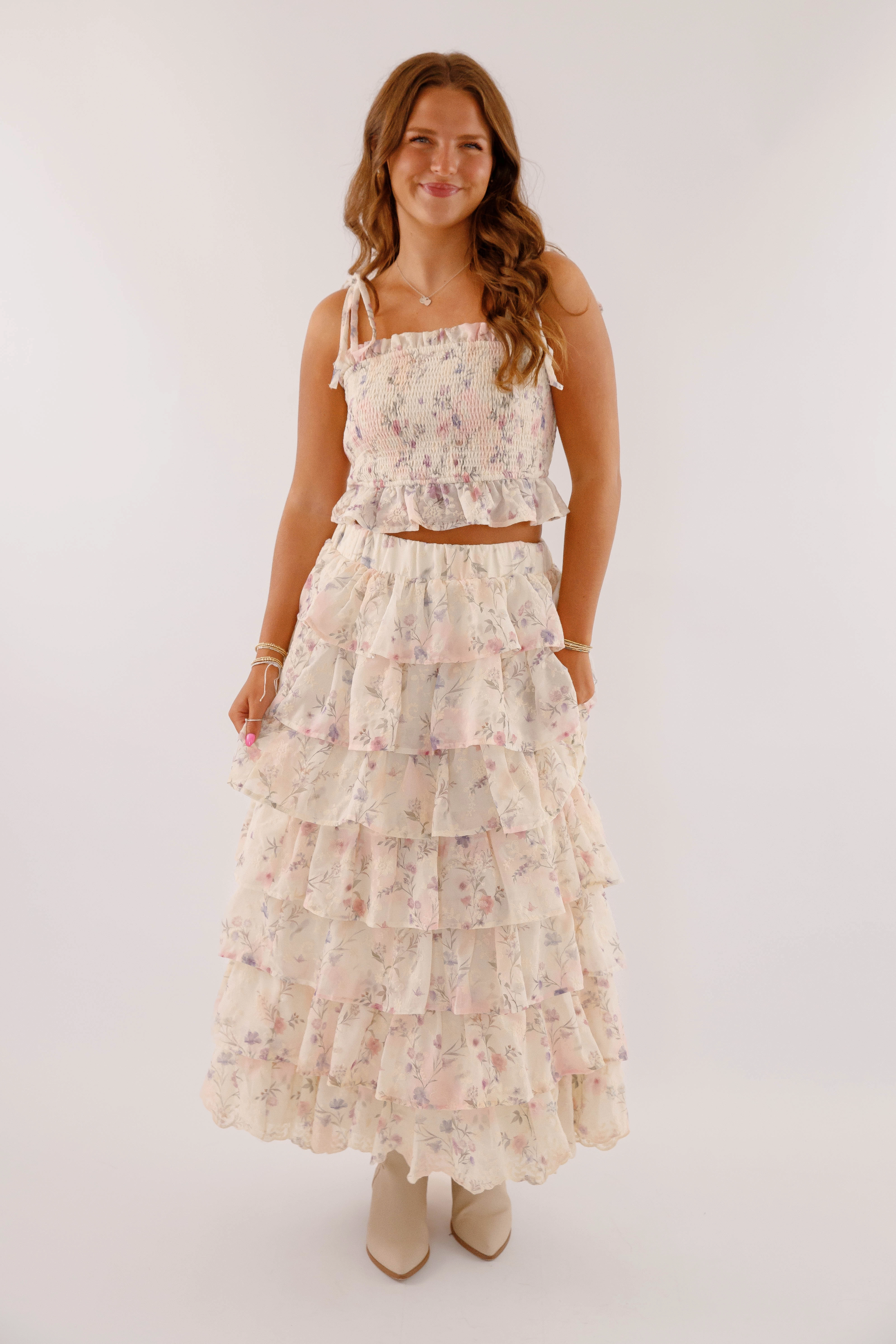 Perfectly Divine Crop Top AntiPilling Finish