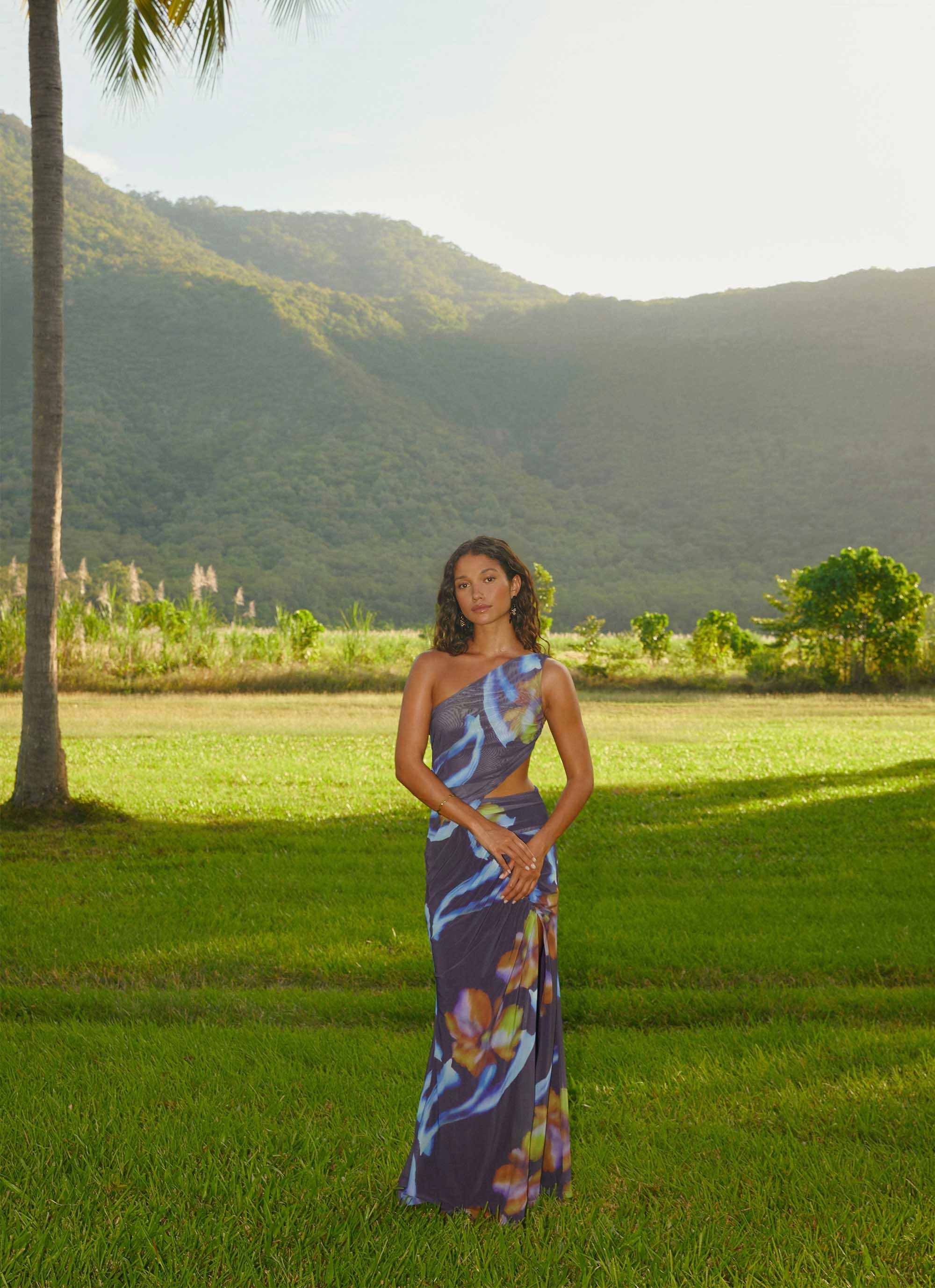 Breezy Mood Zanzibar Maxi Dress - Dark Floral