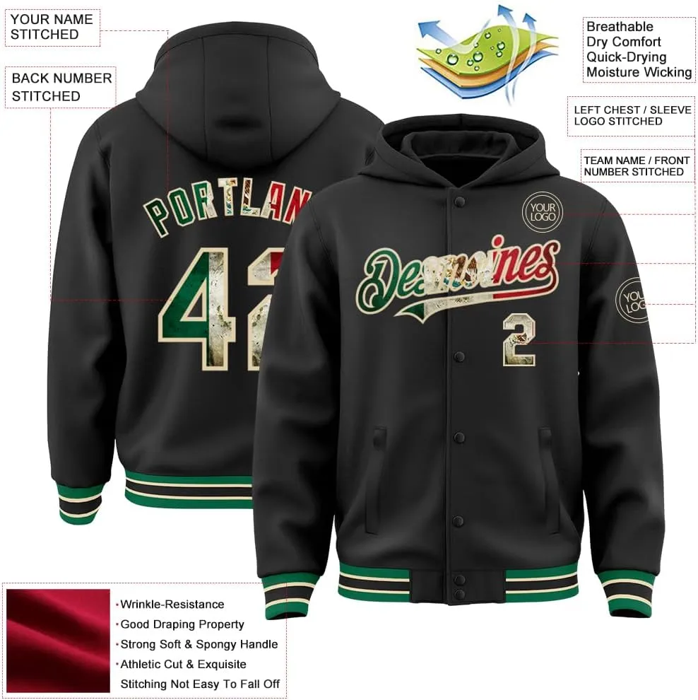 Personalized Varsity Hoodies Leather Bomber Jacket Custom Adult Teens Baseball Jacket Customized Team Jerseys
