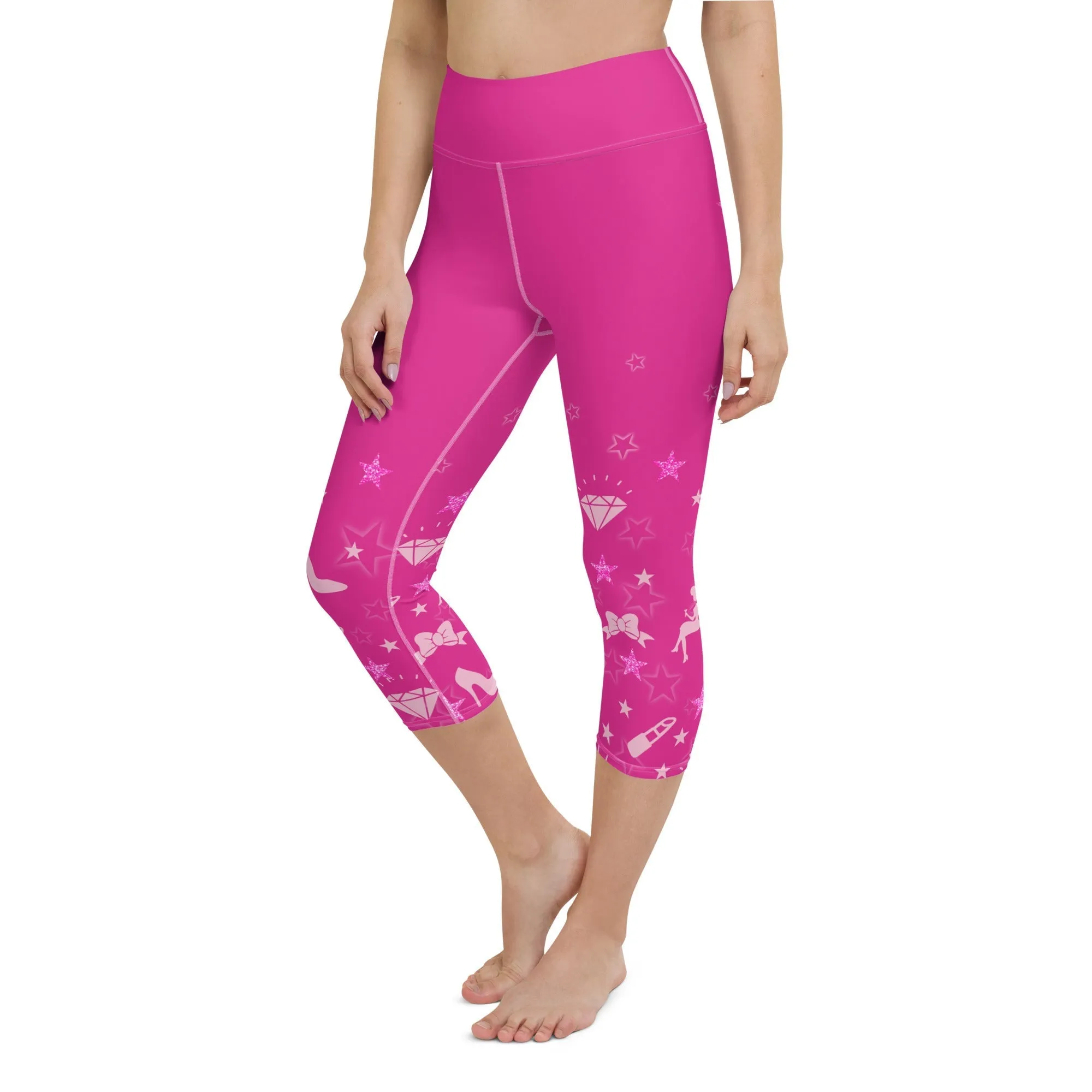 Pink Doll Yoga Capris