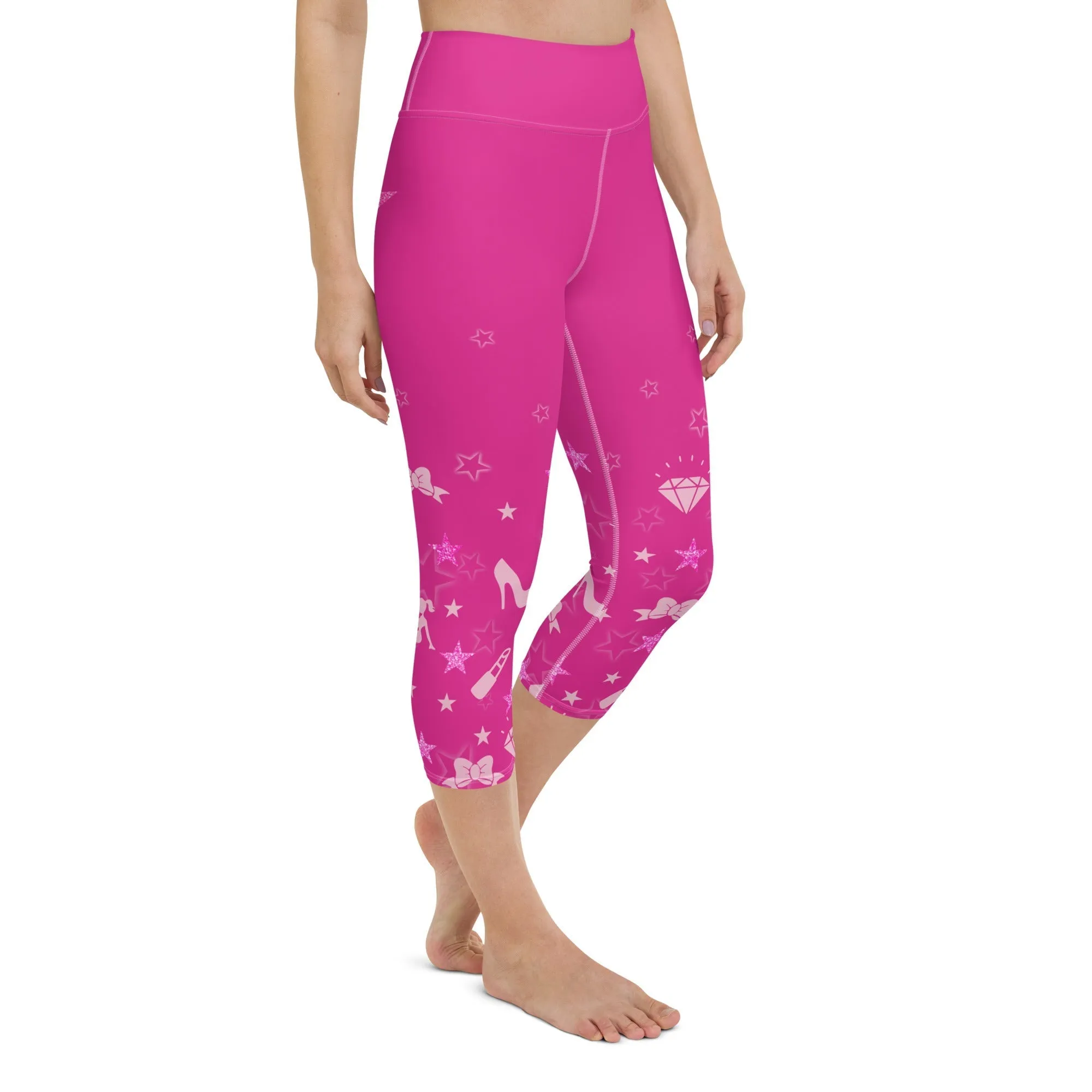 Pink Doll Yoga Capris