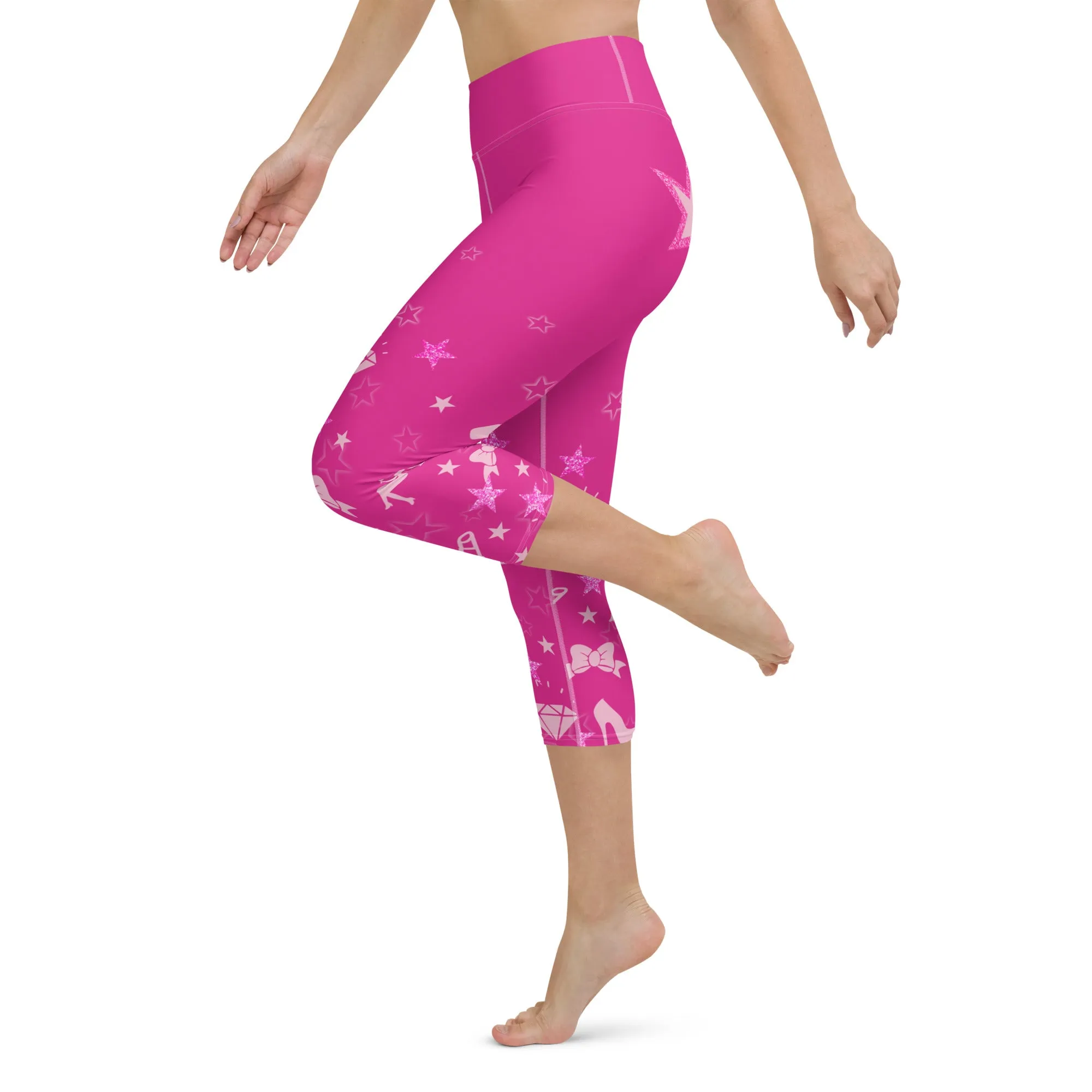 Pink Doll Yoga Capris