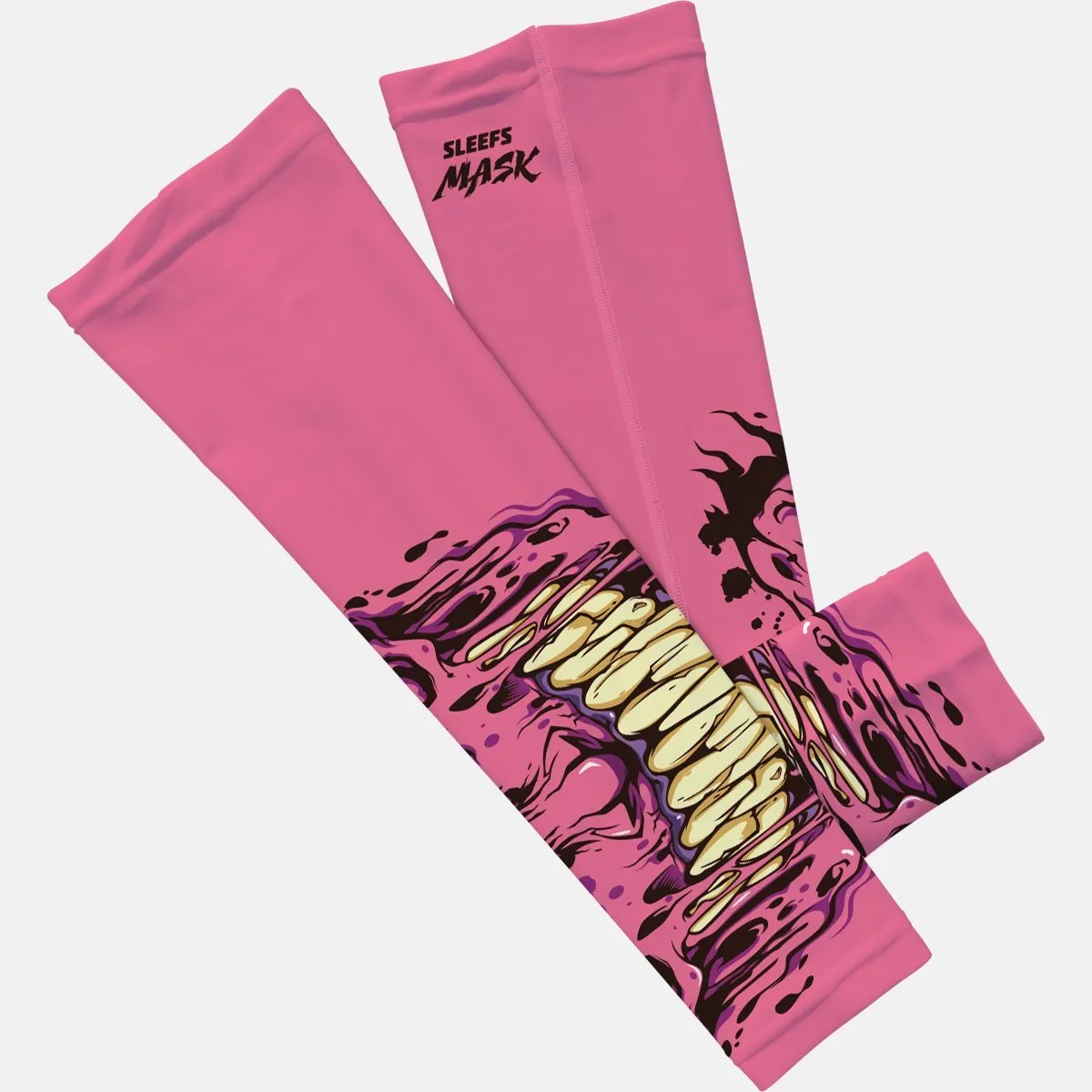 Pink Smile Mask Arm Sleeve (Left Arm)