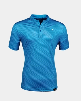 Adjustable Shoulder Straps Blue Chevron Blade Polo