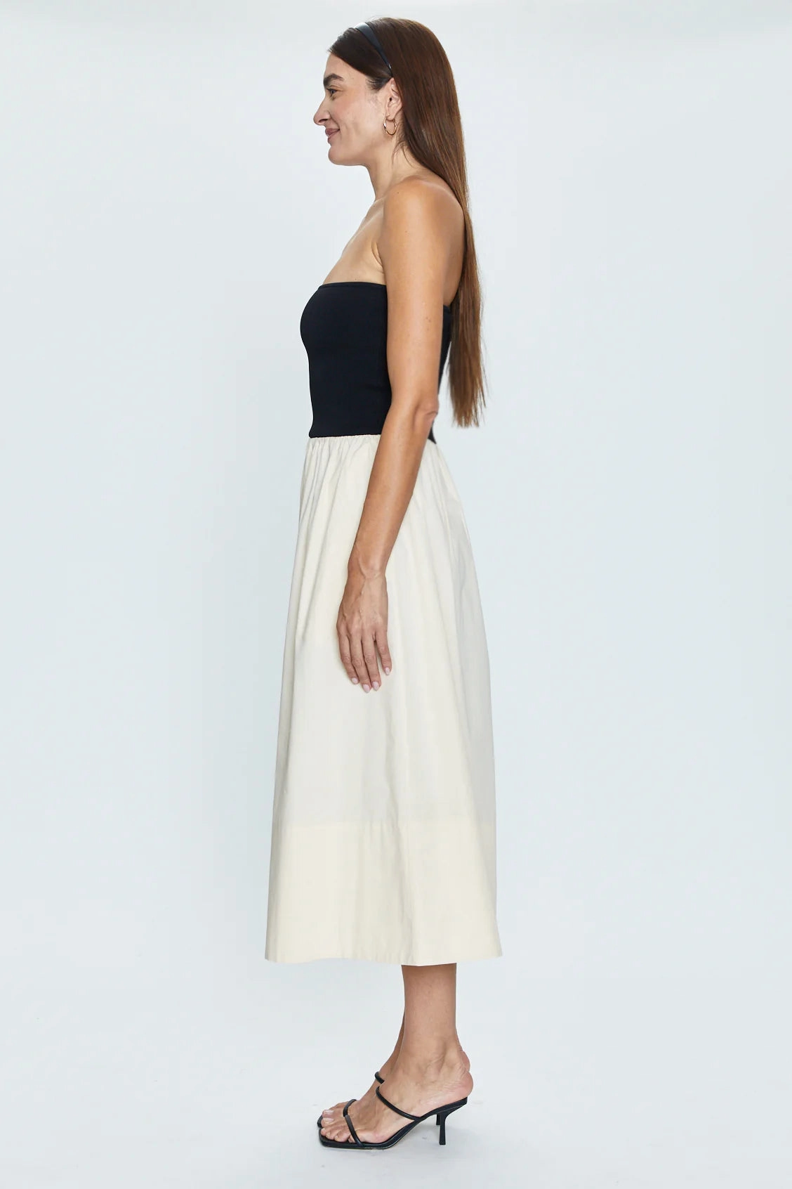 Pistola Mavo Tube Top Dress -Pepper and Salt Celebrity-Inspired