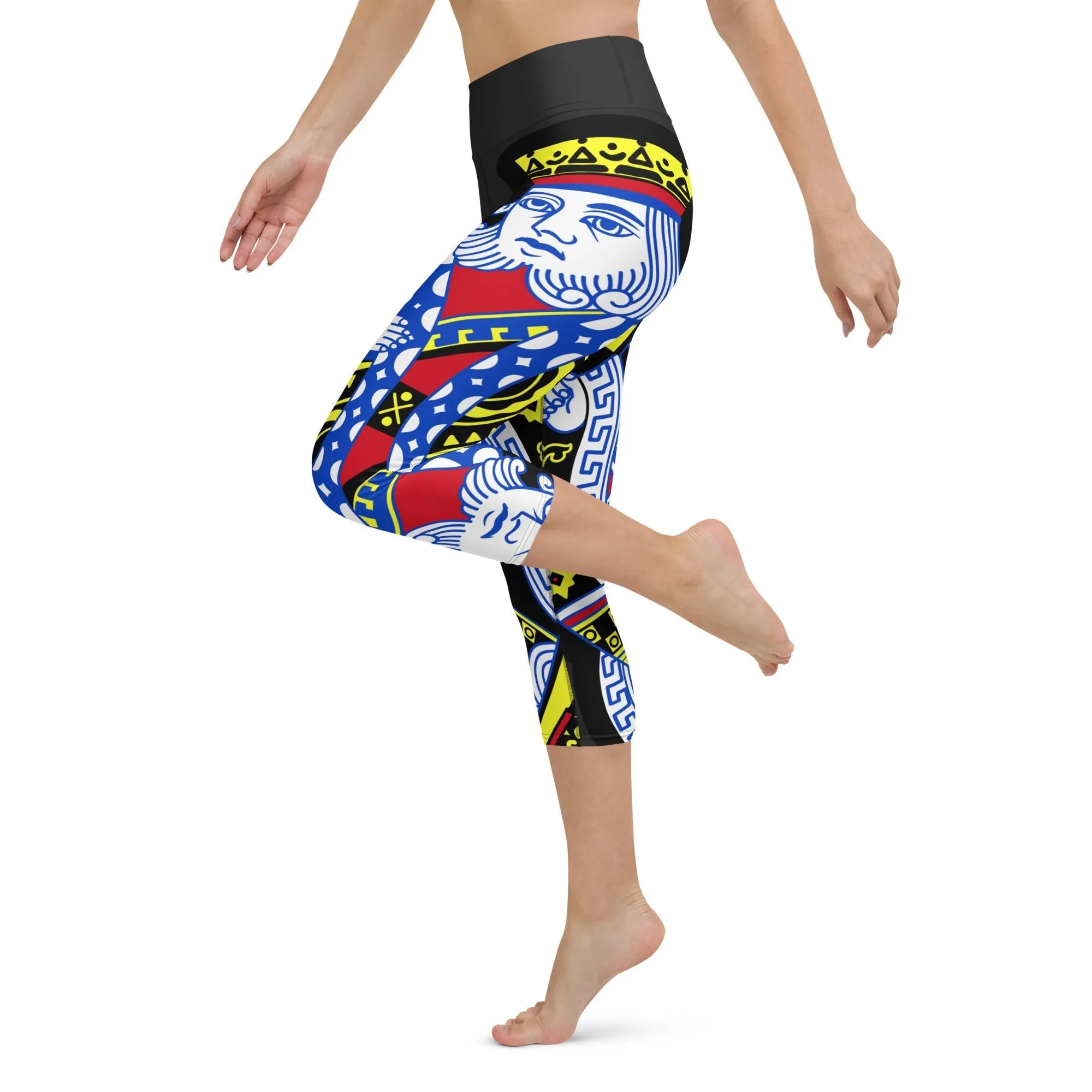 Playing Cards Yoga Capris