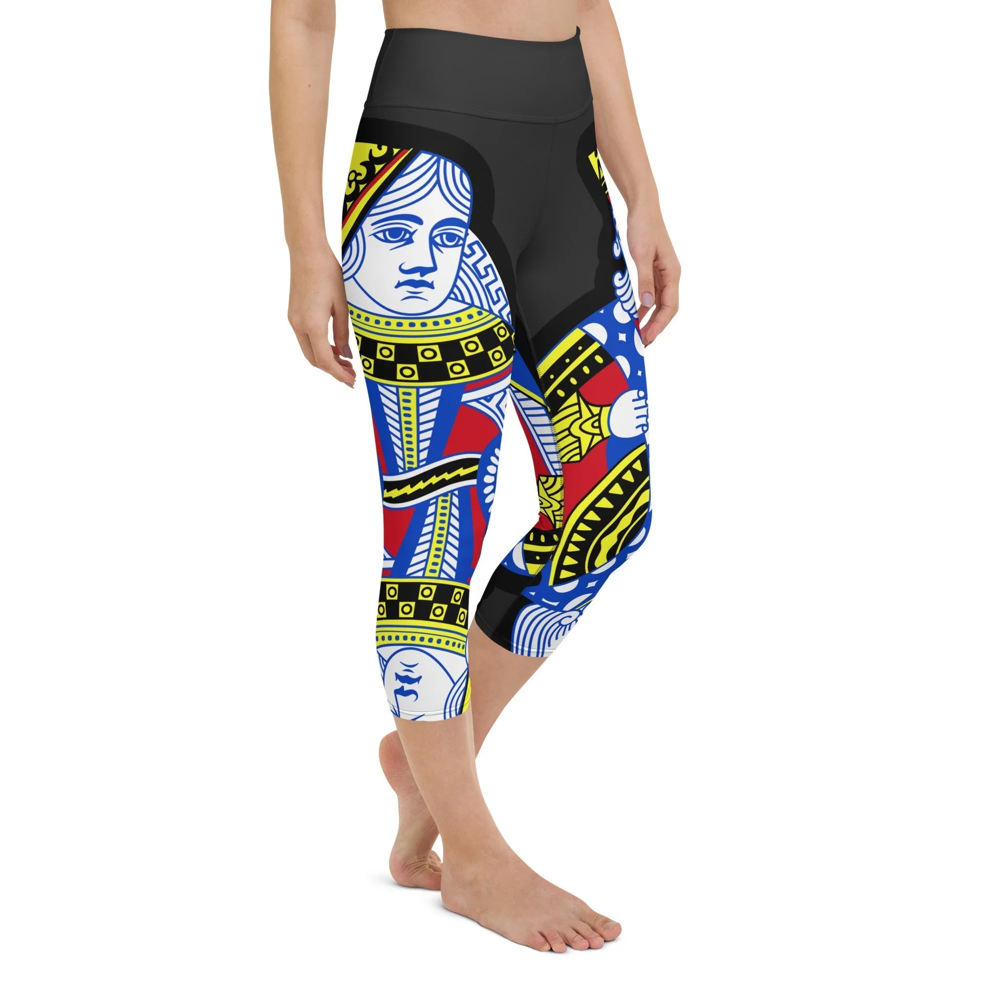 Playing Cards Yoga Capris