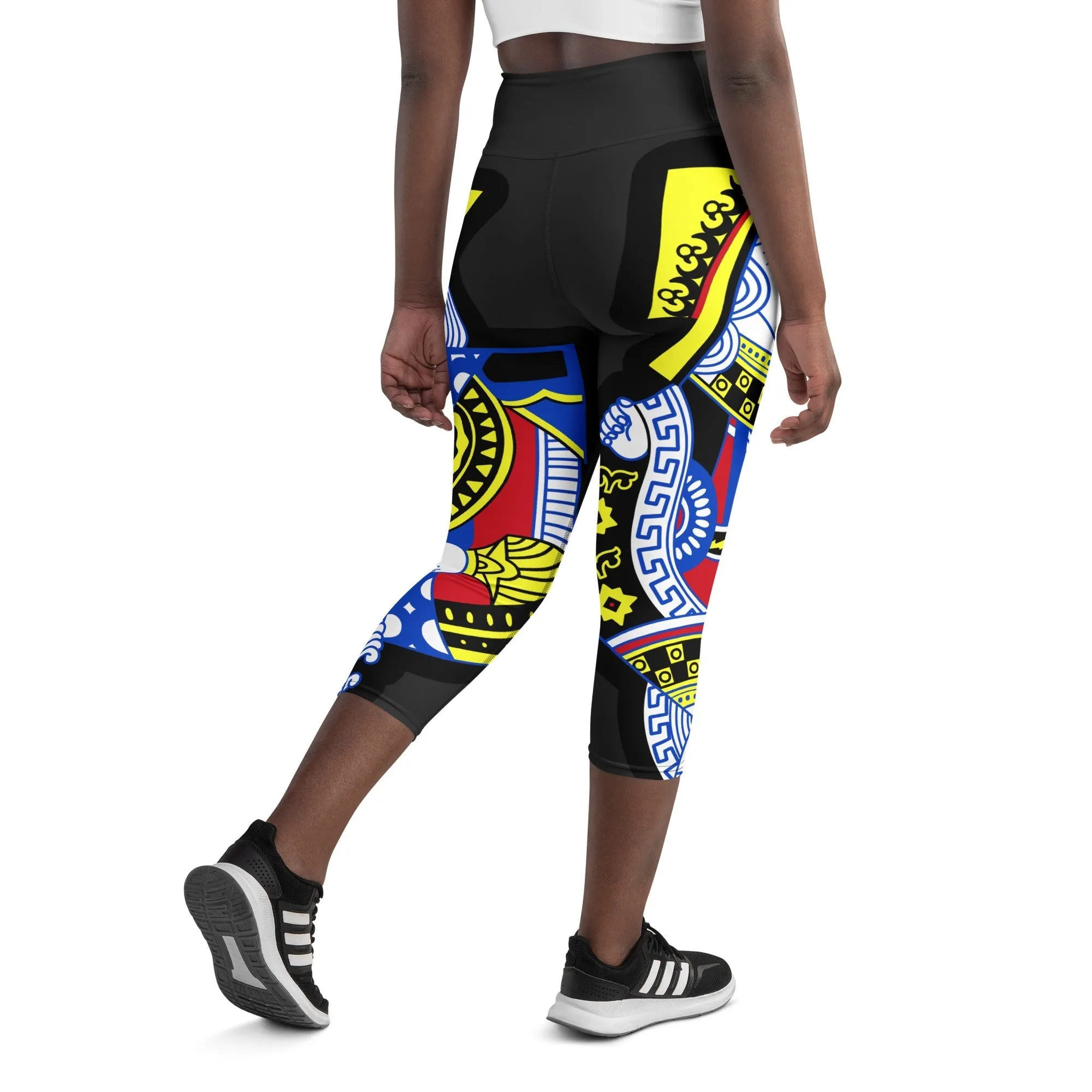 Playing Cards Yoga Capris