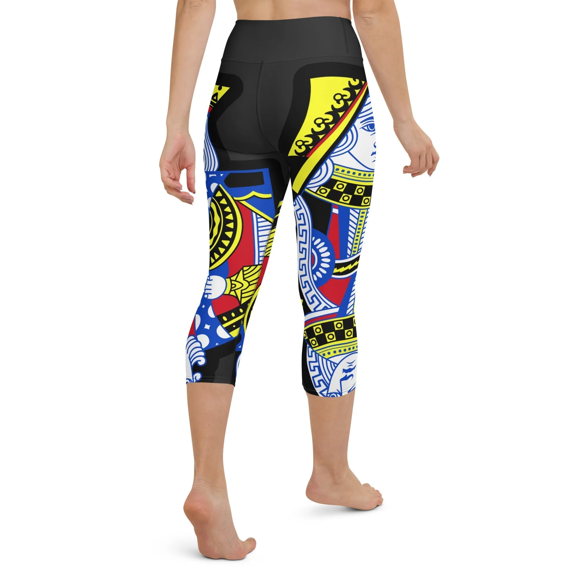 Playing Cards Yoga Capris