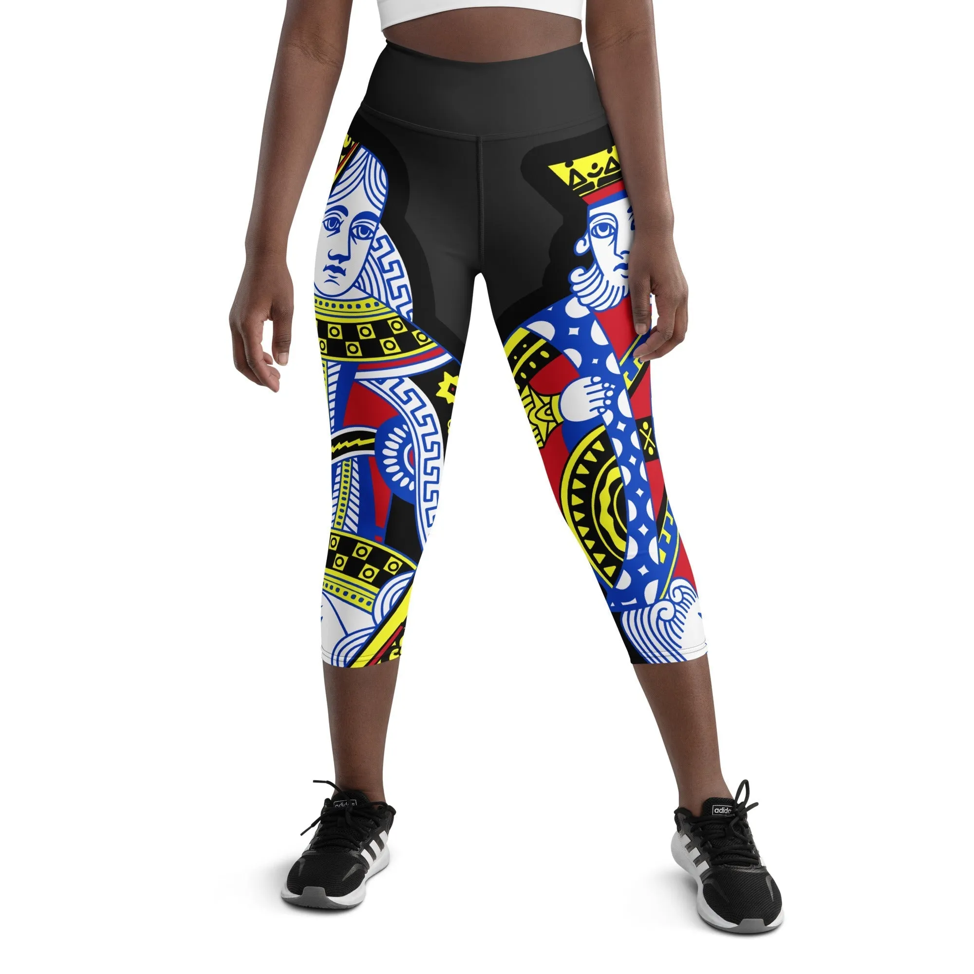 Playing Cards Yoga Capris