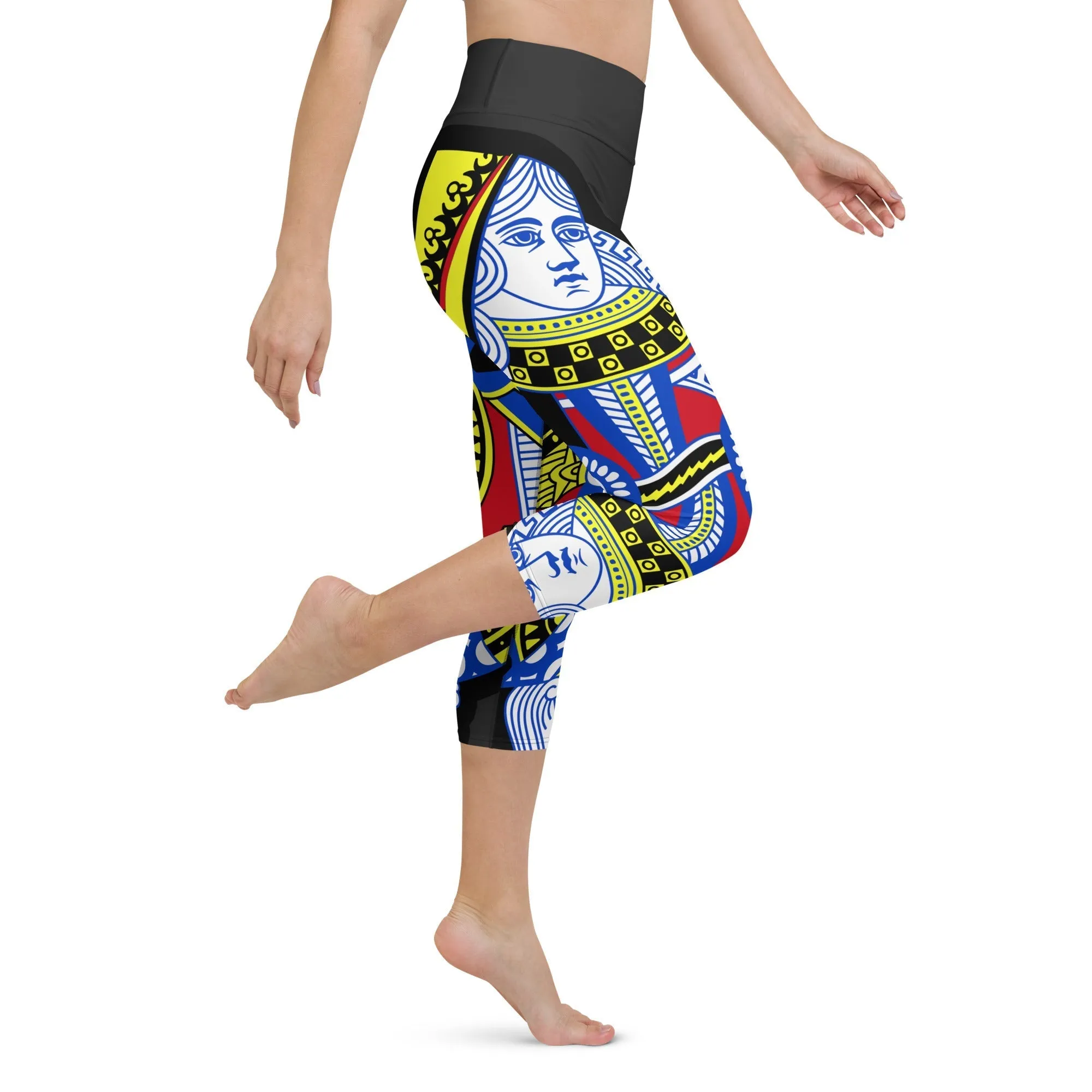 Playing Cards Yoga Capris