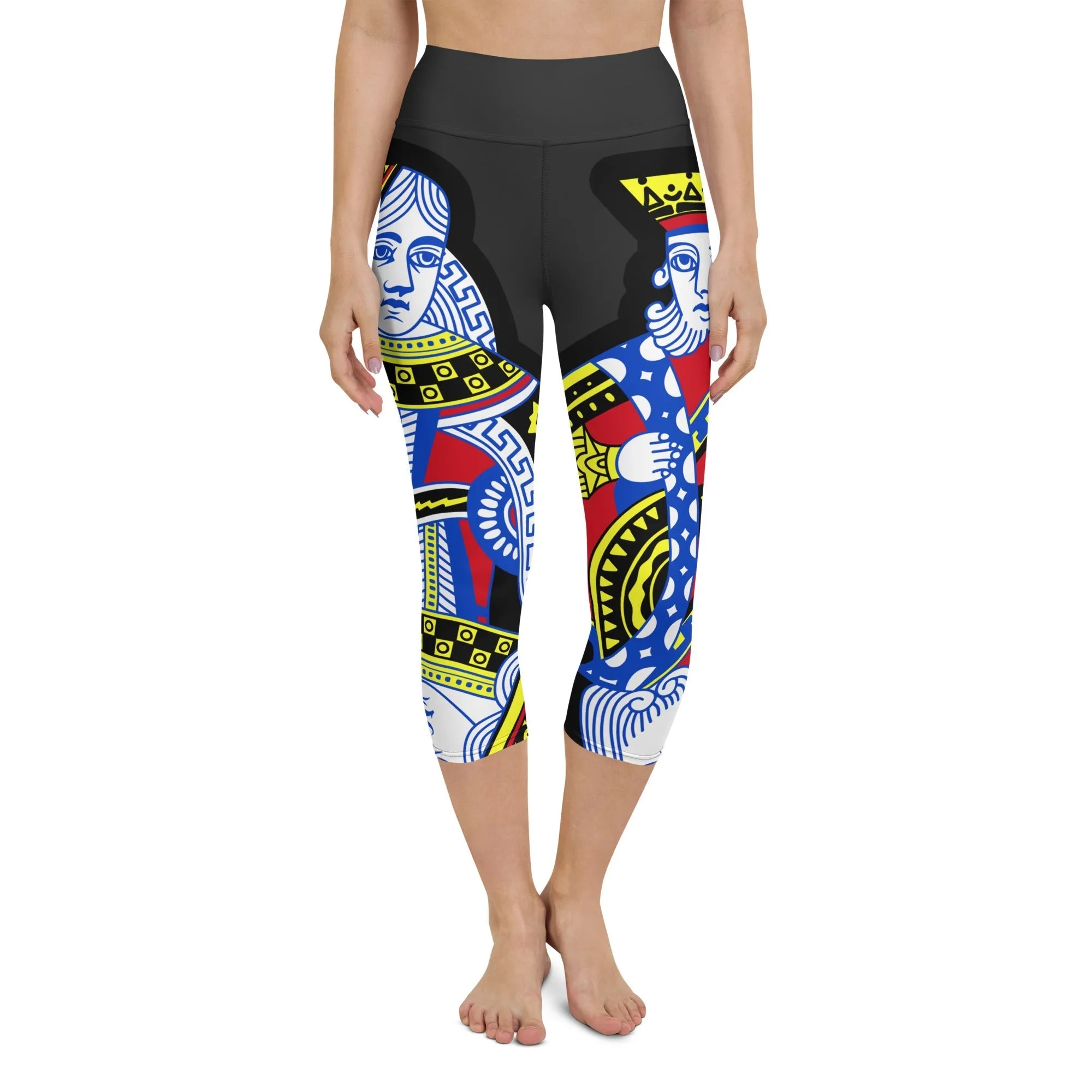 Playing Cards Yoga Capris