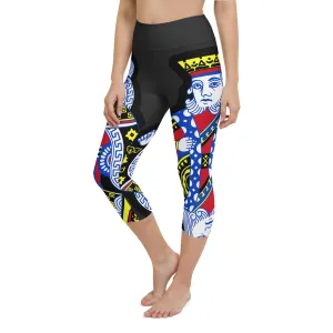 Playing Cards Yoga Capris