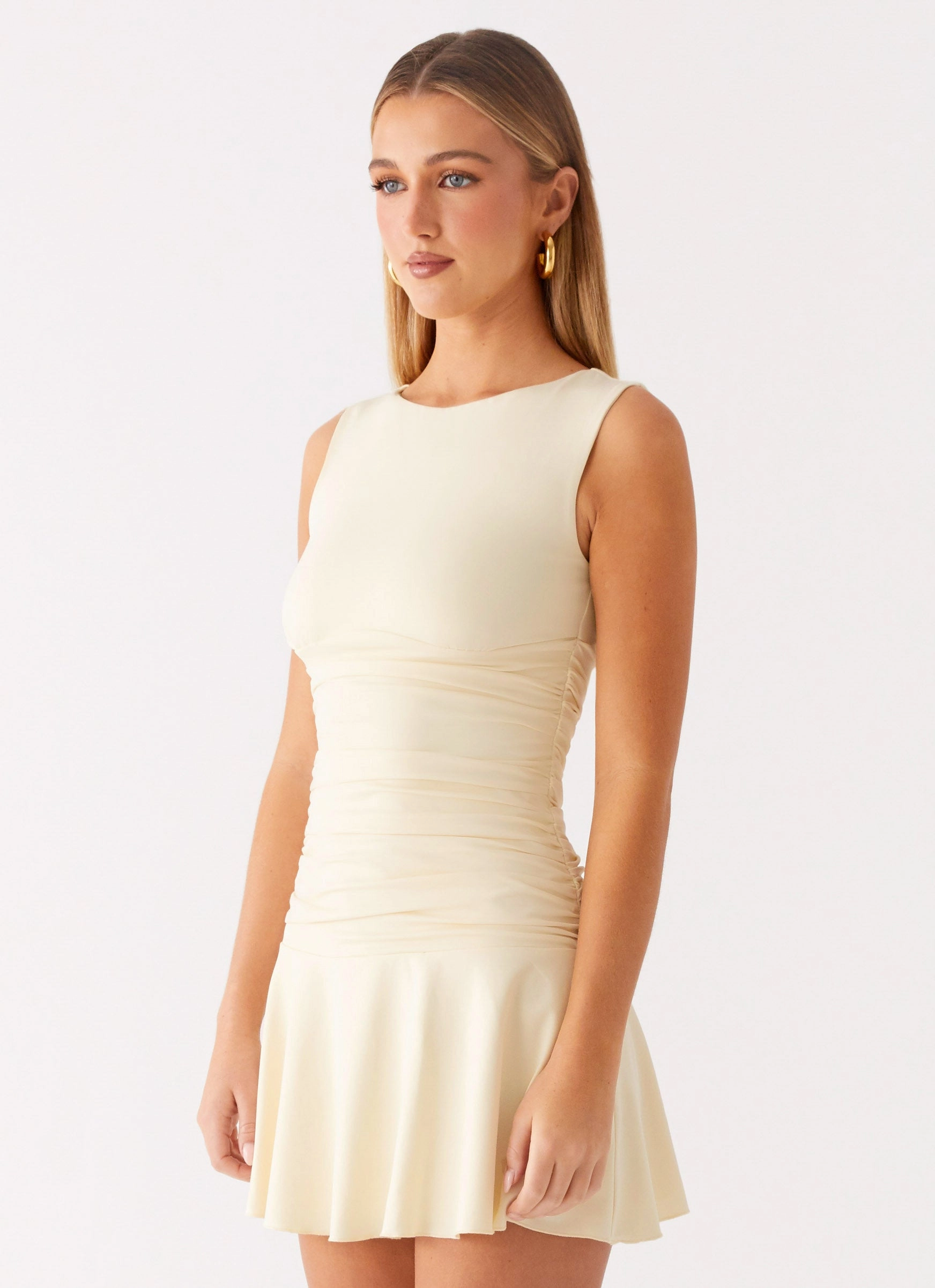 Urban Fit Party Perfect Kelda Mini Dress - Yellow