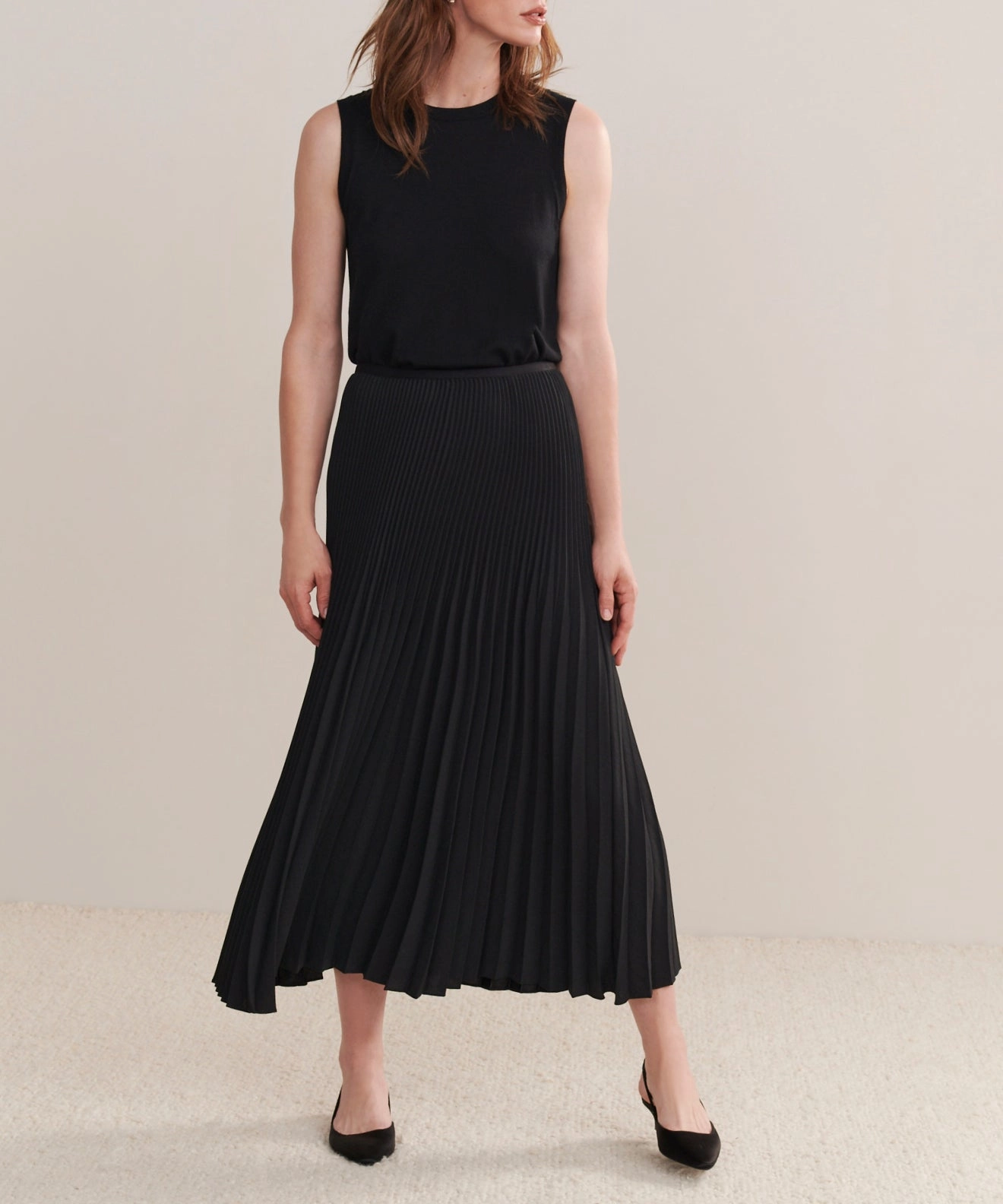 Durable Activewear Stay Comfortable Pleated Skirt