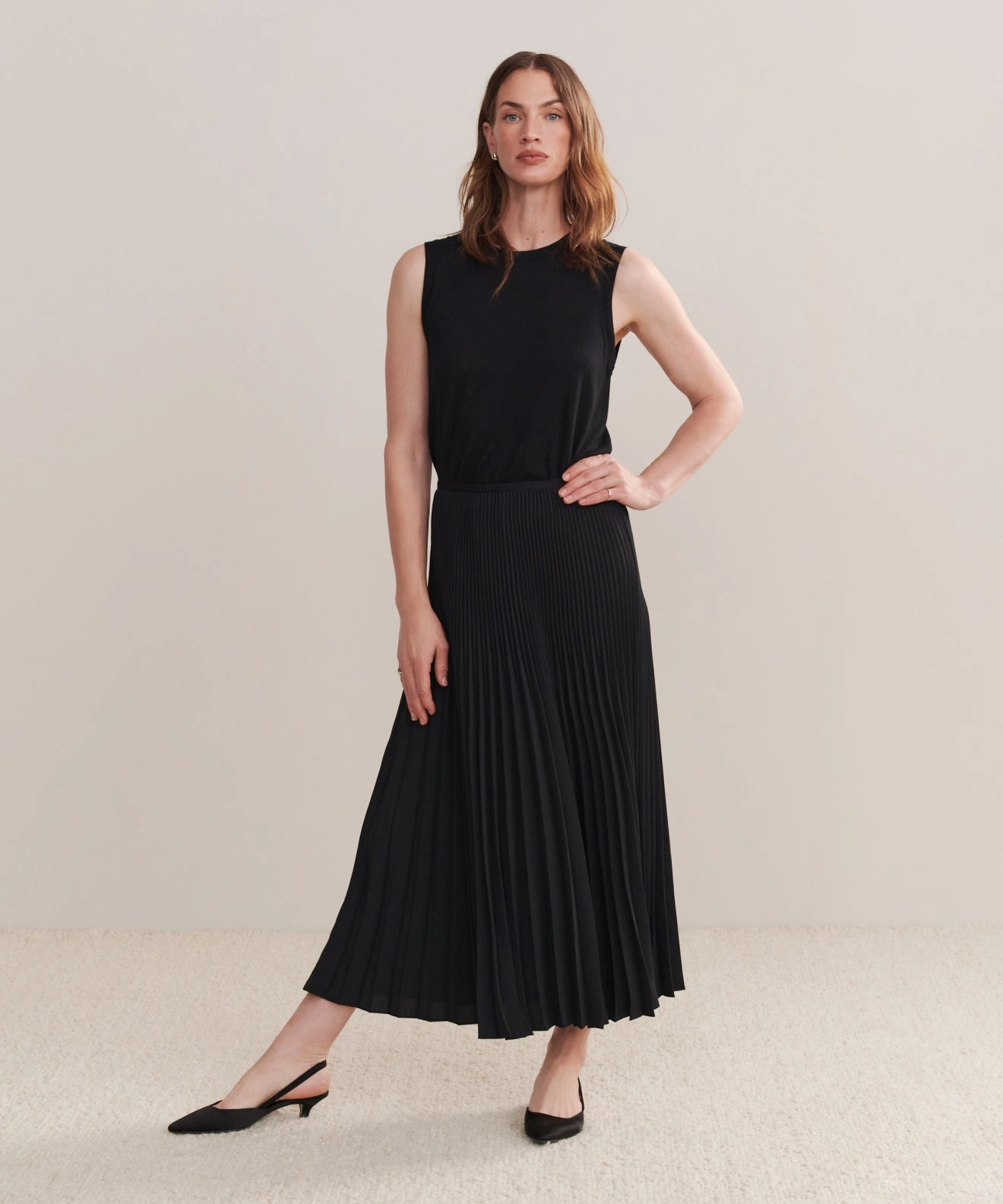 Chilly Weather All Purpose Pleated Skirt