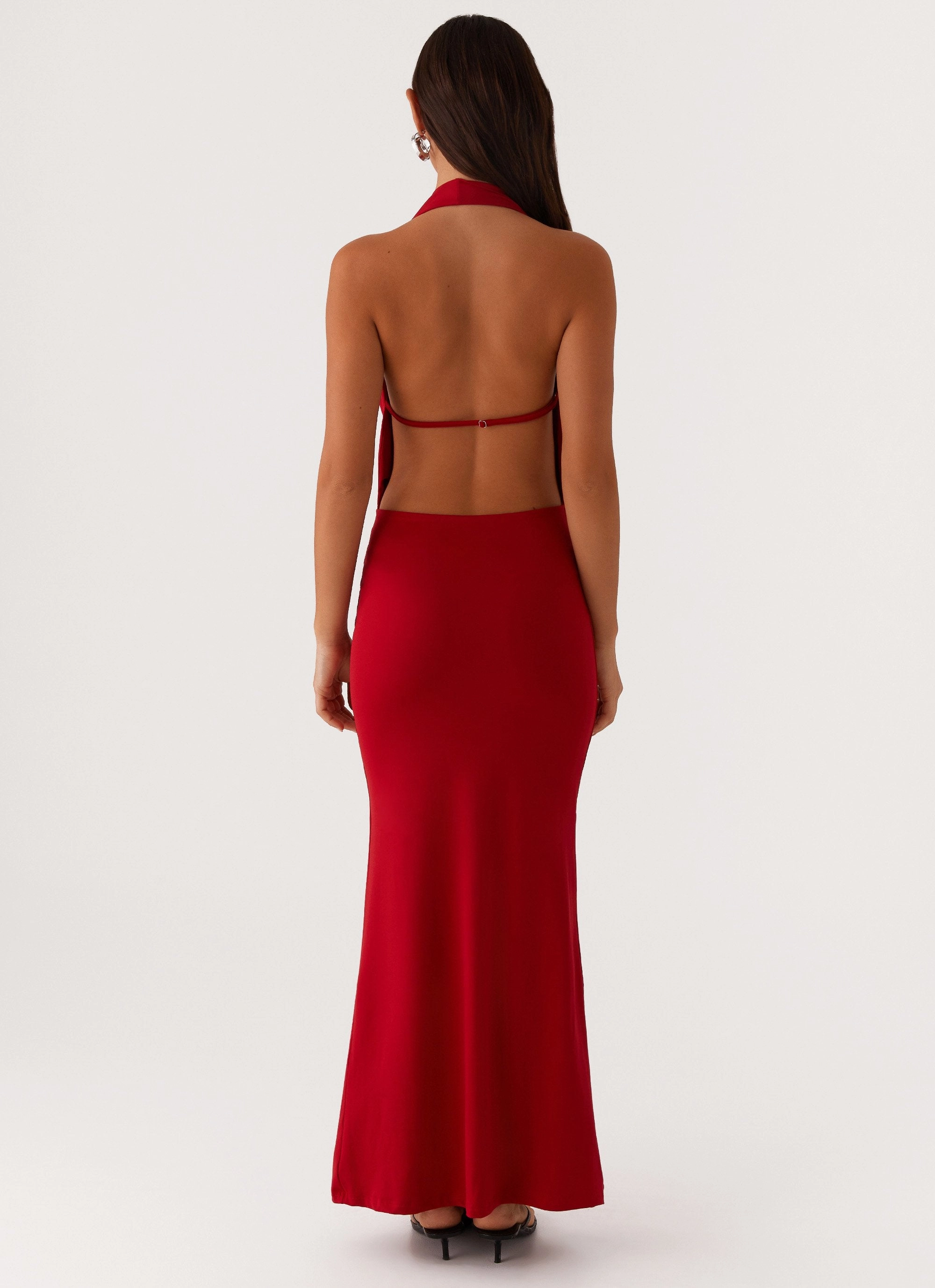 Dedicated Maxi Dress - Red Outfit Core Versatile Layers