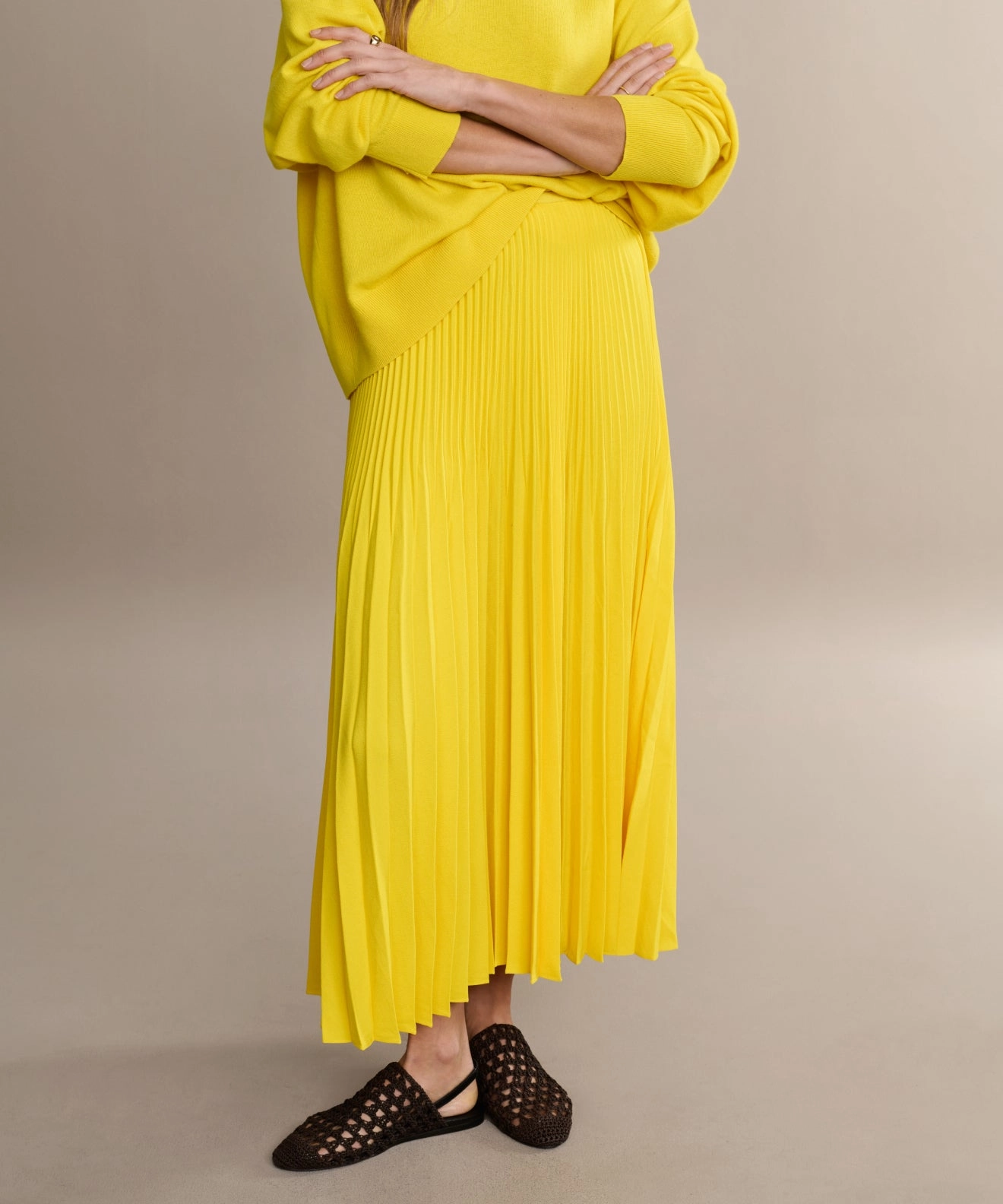 Travel Ready Pleated Skirt