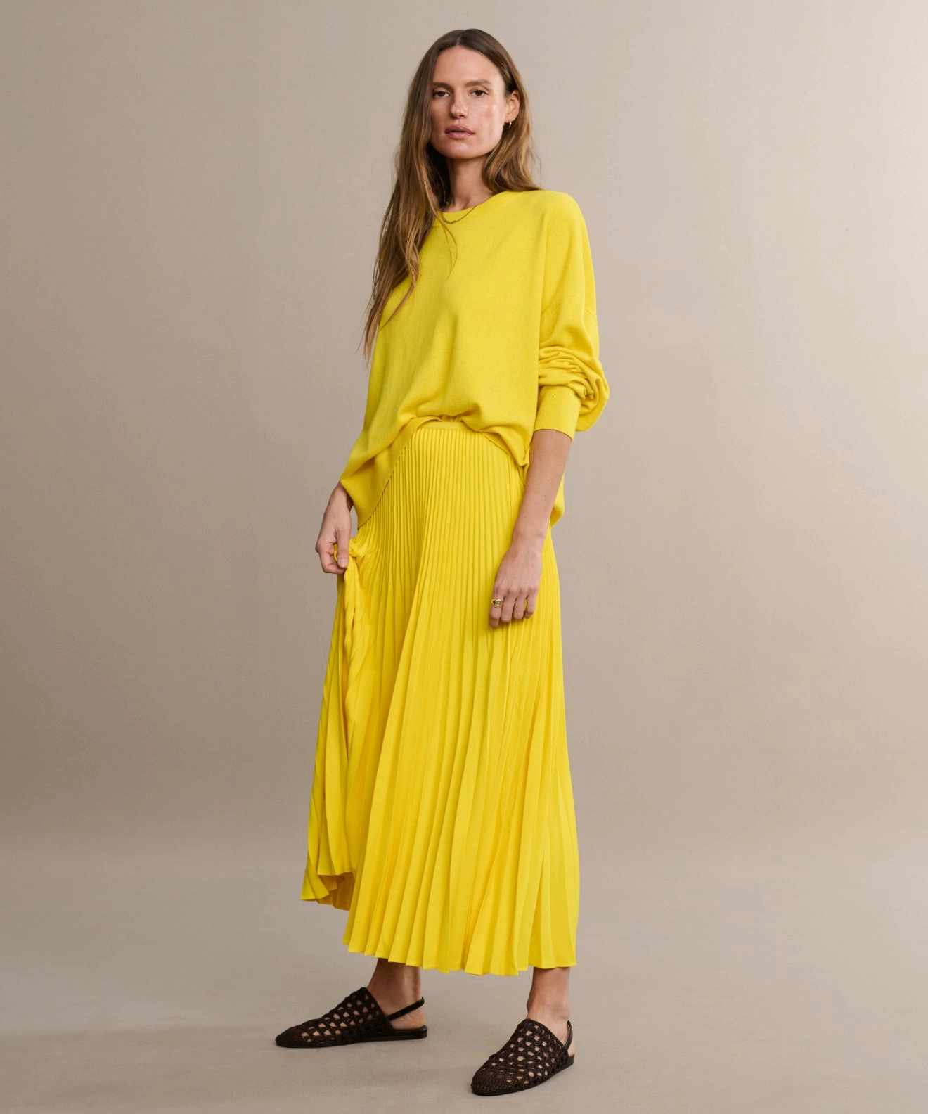 Pleated Skirt HiddenPockets