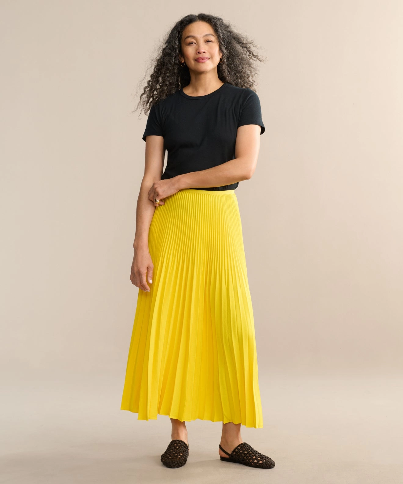 ReinforcedKnees Pleated Skirt