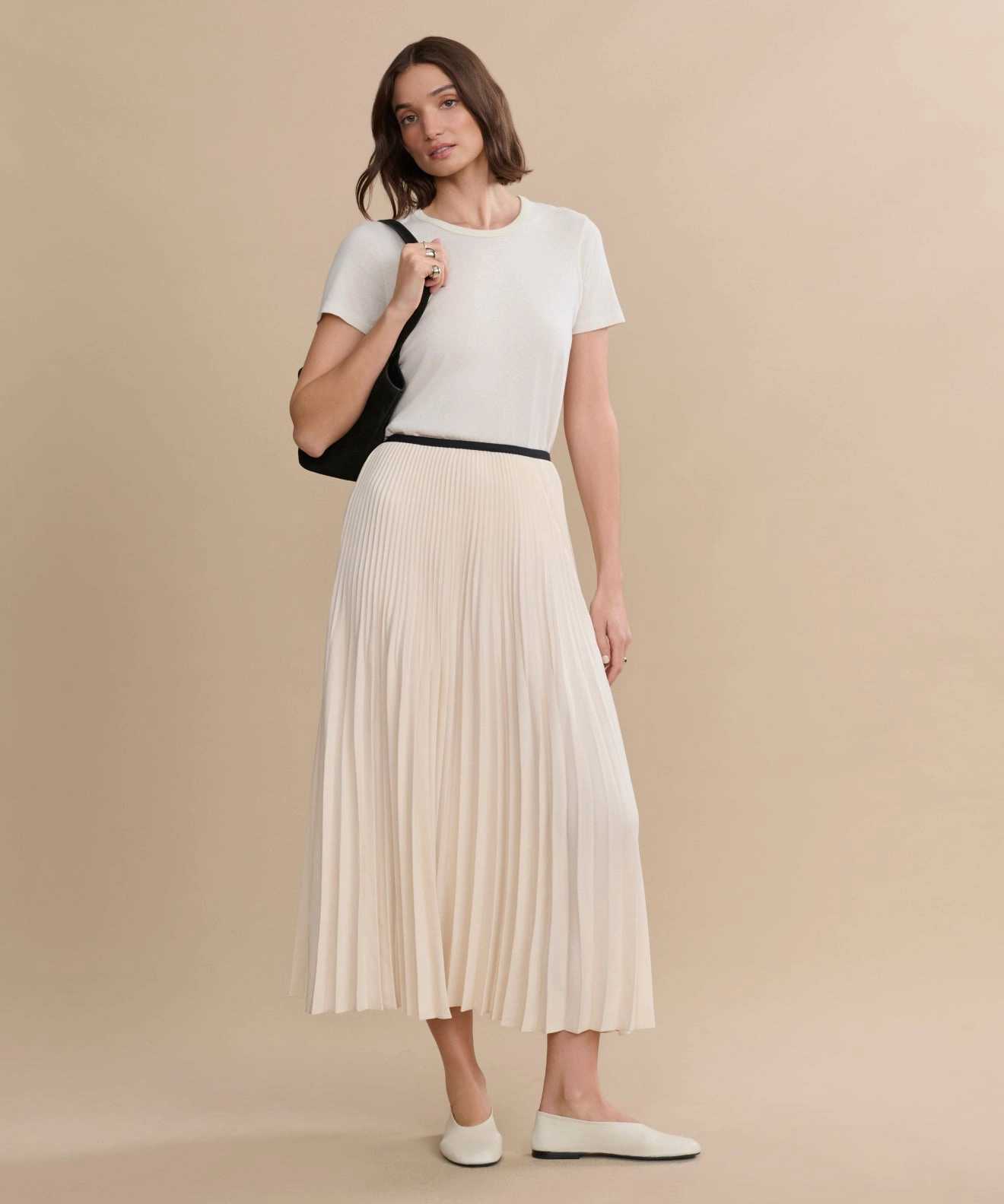 Quick Layer Pleated Skirt