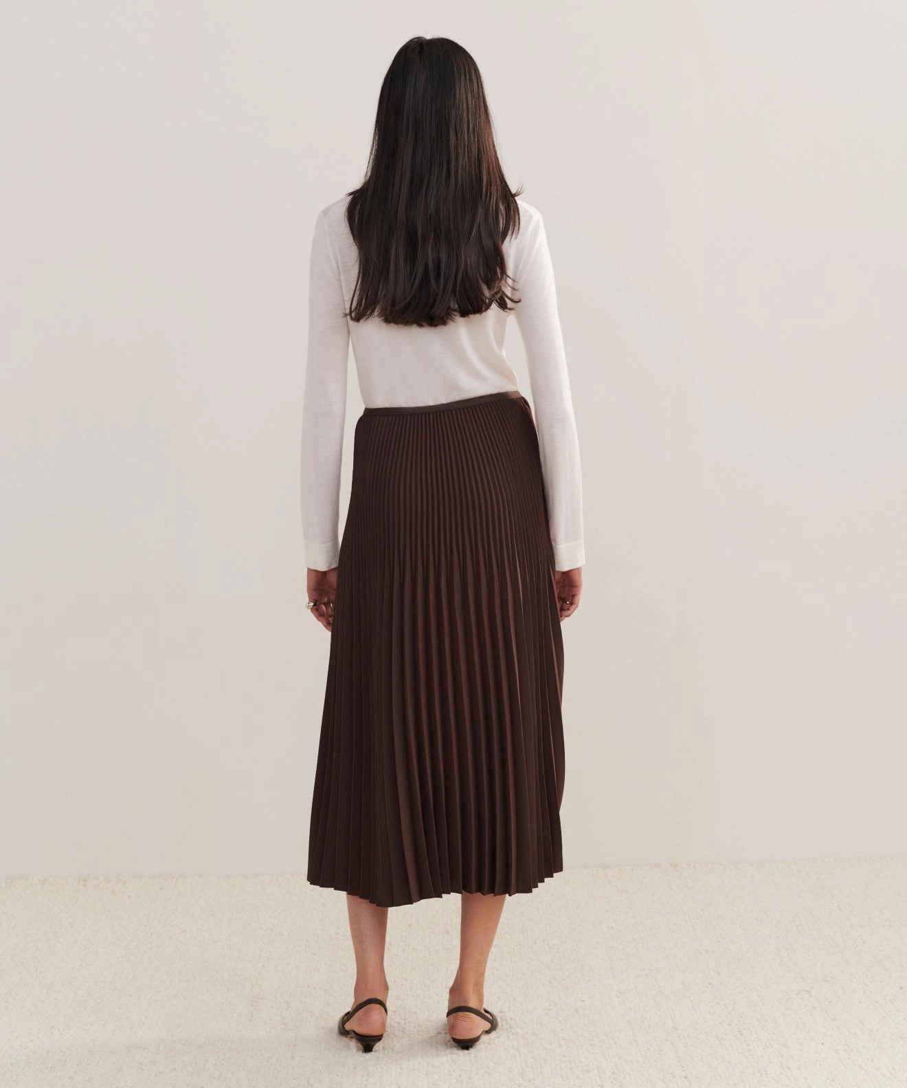 Pleated Skirt Fit Flex Casual Wearable
