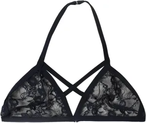 Plus Lingerie 2023 Women's Floral Lace Bra Deep V Sexy Bralette Lingerie Raohui Lingerie