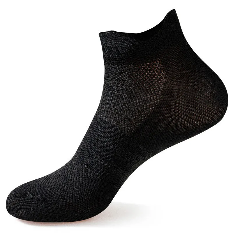 Plus Size Elasticity Mesh Ankle Compression Socks(6 Pairs)
