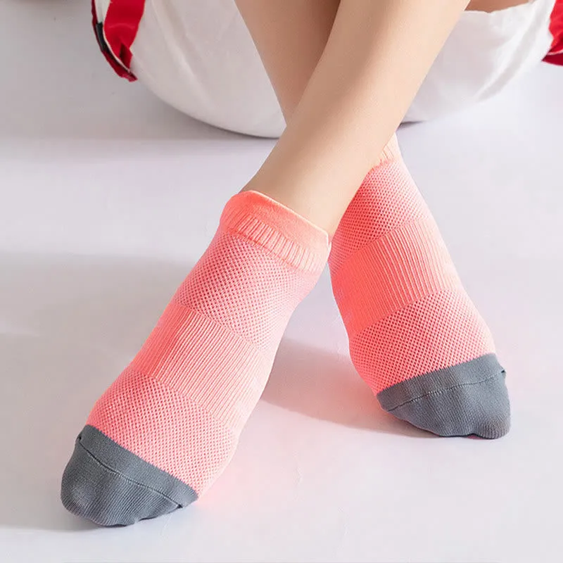 Plus Size Elasticity Mesh Ankle Compression Socks(6 Pairs)