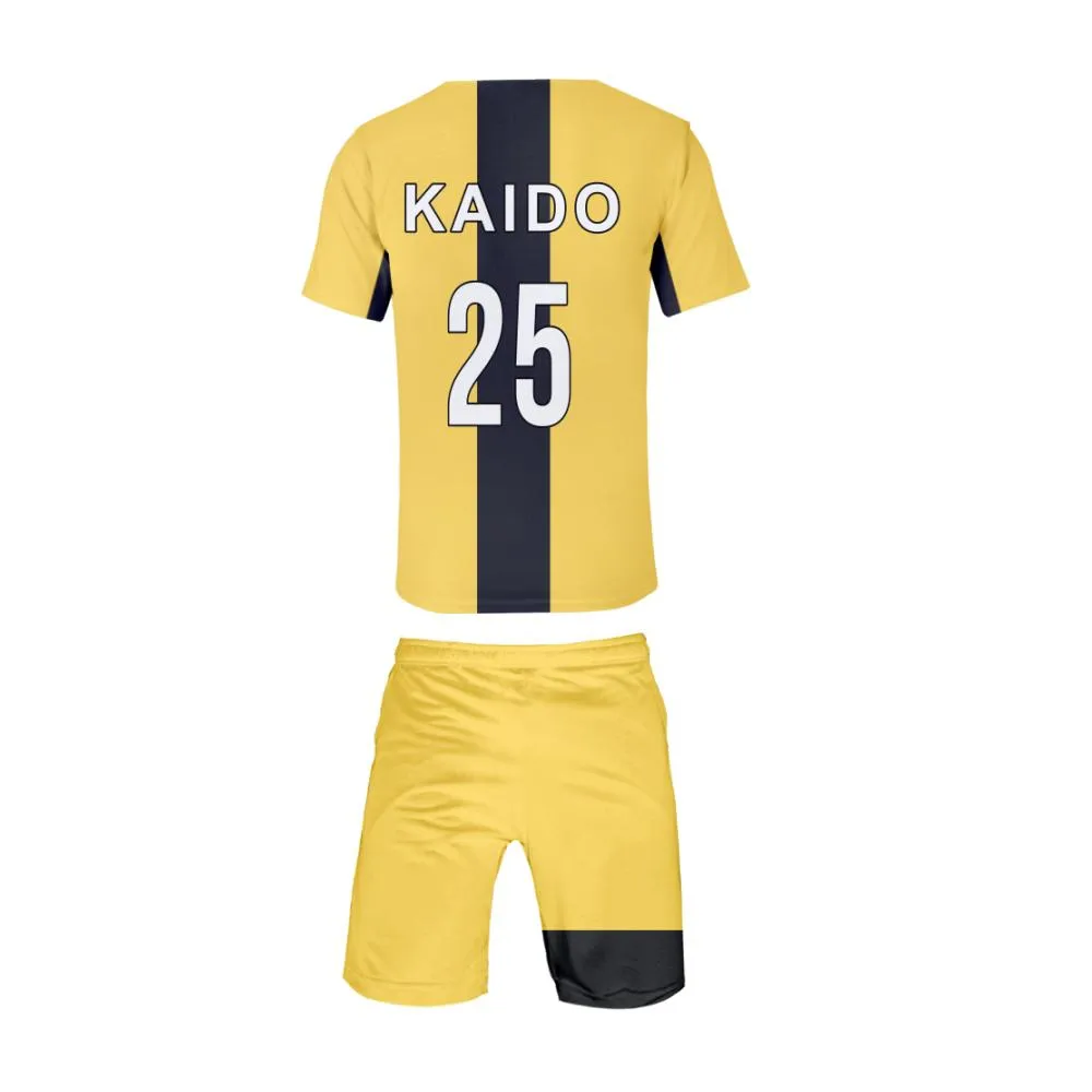 Plus Size Soccer Jerseys T-shirt Shorts 2pcs Suit Sport Uniform Set for Cosplay